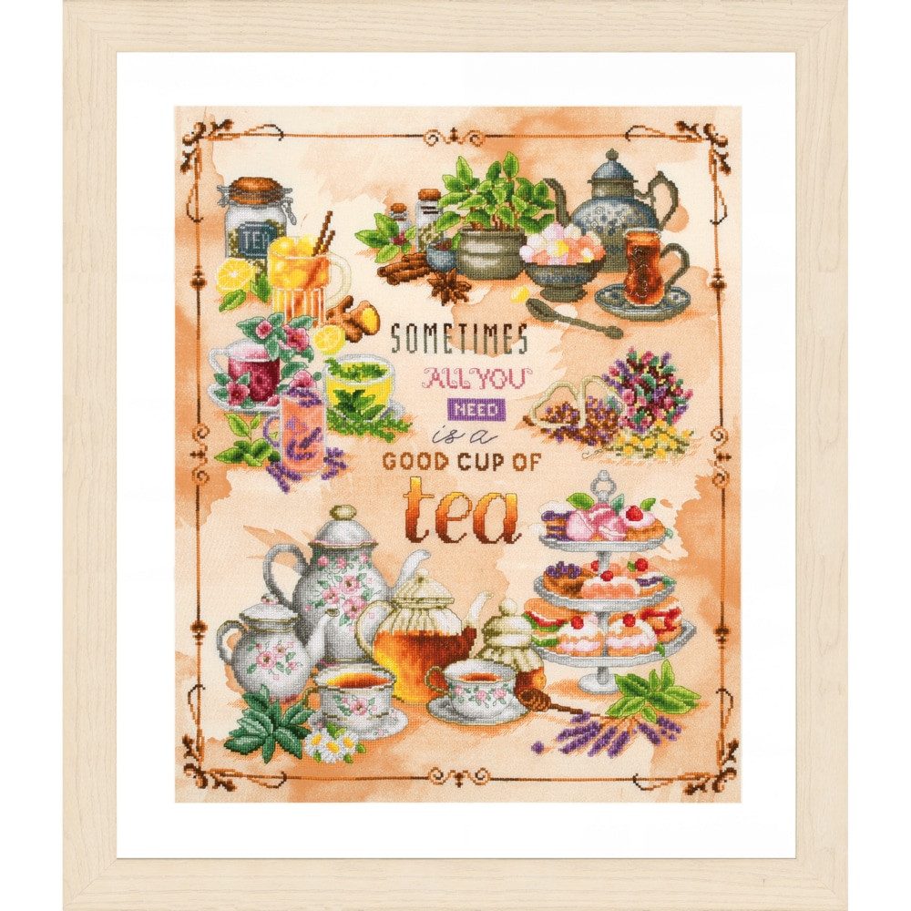 Lanarte Kreativset Riolis počítané křížkové vyšívání Kit Serbian Village, (embroidery kit by Marussia)