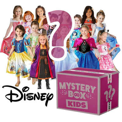 Rubie´s Kostüm Disney Mystery Box für Mädchen mit 3 Überraschungs, Zauberhafte Disney Kostümbox für Mädchen mit 3 Überraschungskostümen, die jedes Mädchen zur Heldin werden lassen!