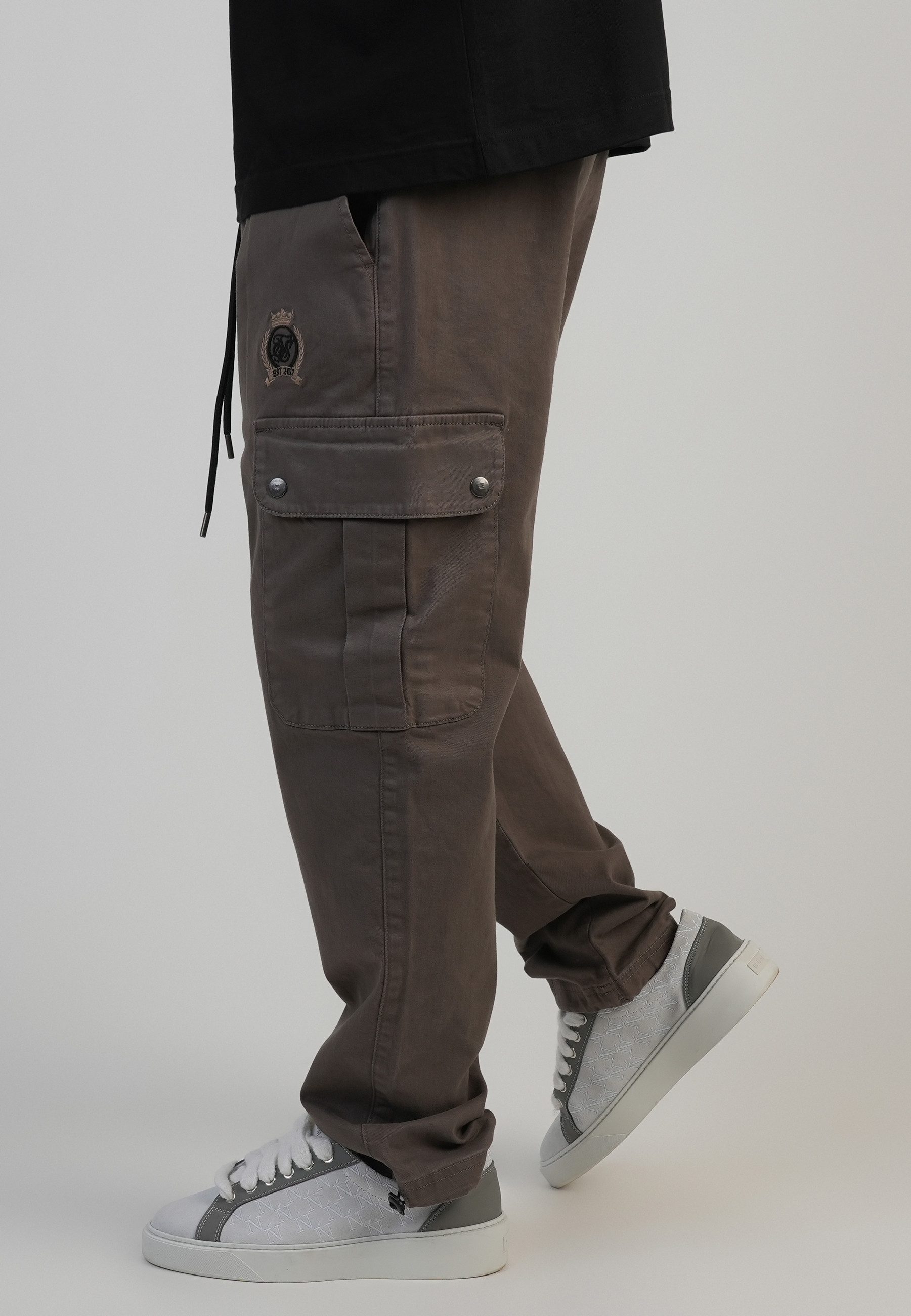 Siksilk Cargohose SikSilk Herren Loose Fit Cargohosen günstig online kaufen