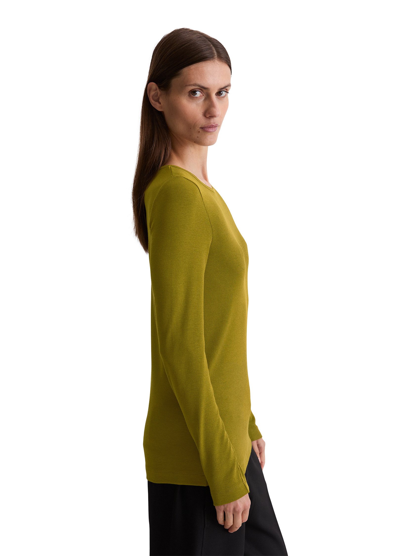 Marc O'Polo Langarmshirt aus TENCEL™ Modal-Baumwolle-Mix günstig online kaufen