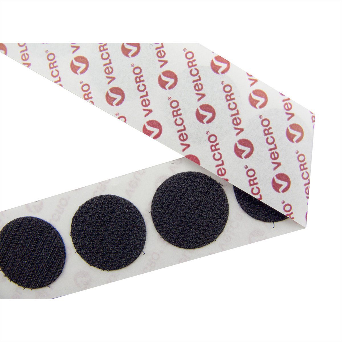 VELCRO Кабельні стяжки Klettpunkte Selbstklebend Nur Haken 19mm x 125 Weiß