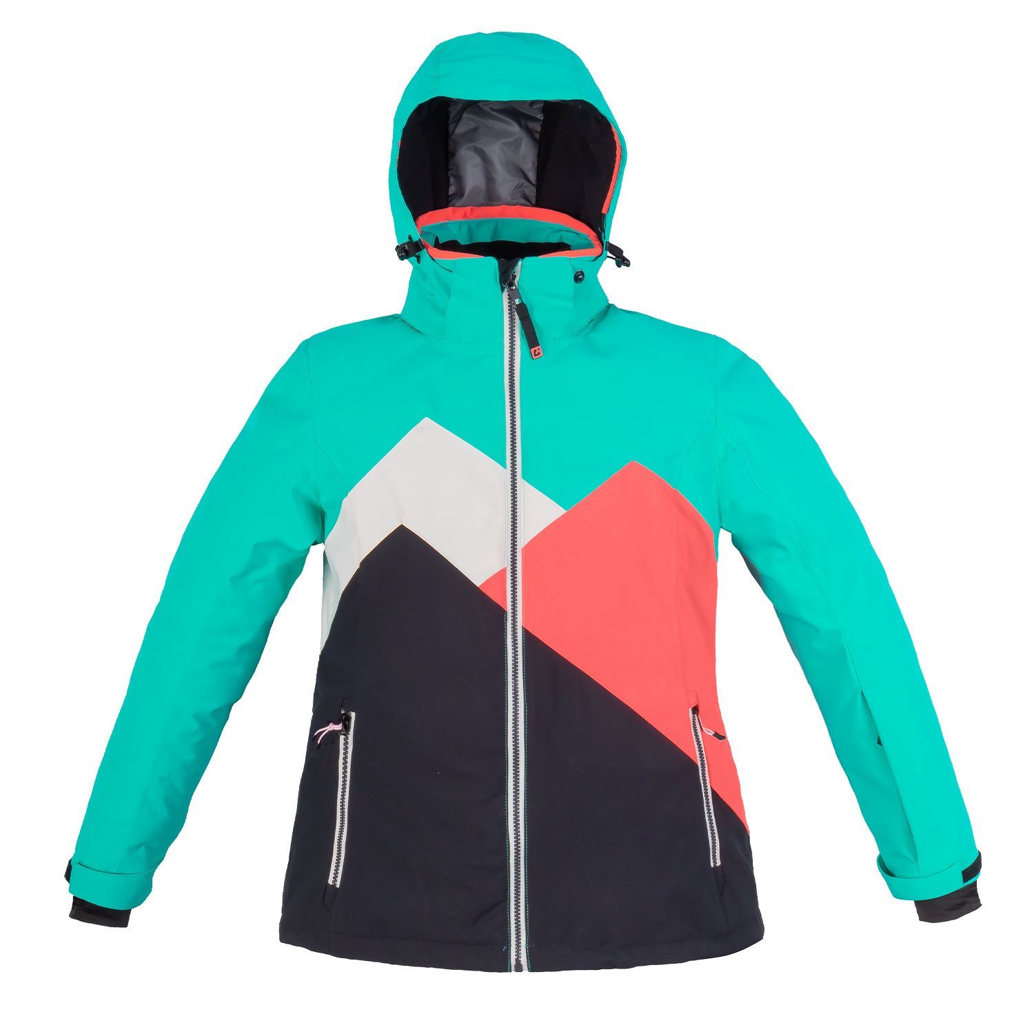 Killtec Skianzug Damen Skijacke + Skihose (aqua/coral, Gr. 46)