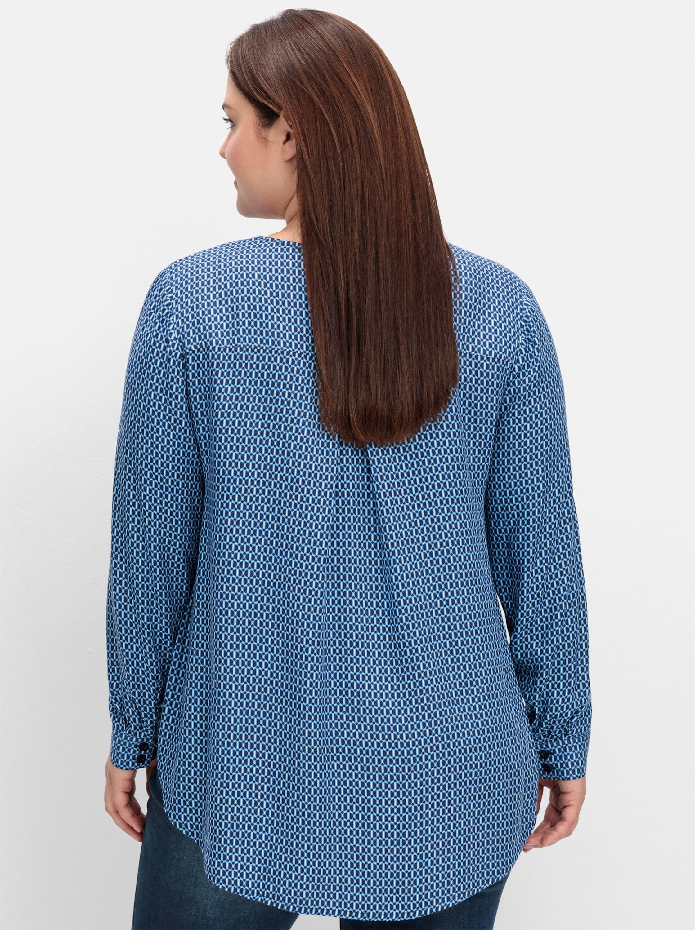 Sheego Klassische Bluse Hemdbluse Langarm günstig online kaufen
