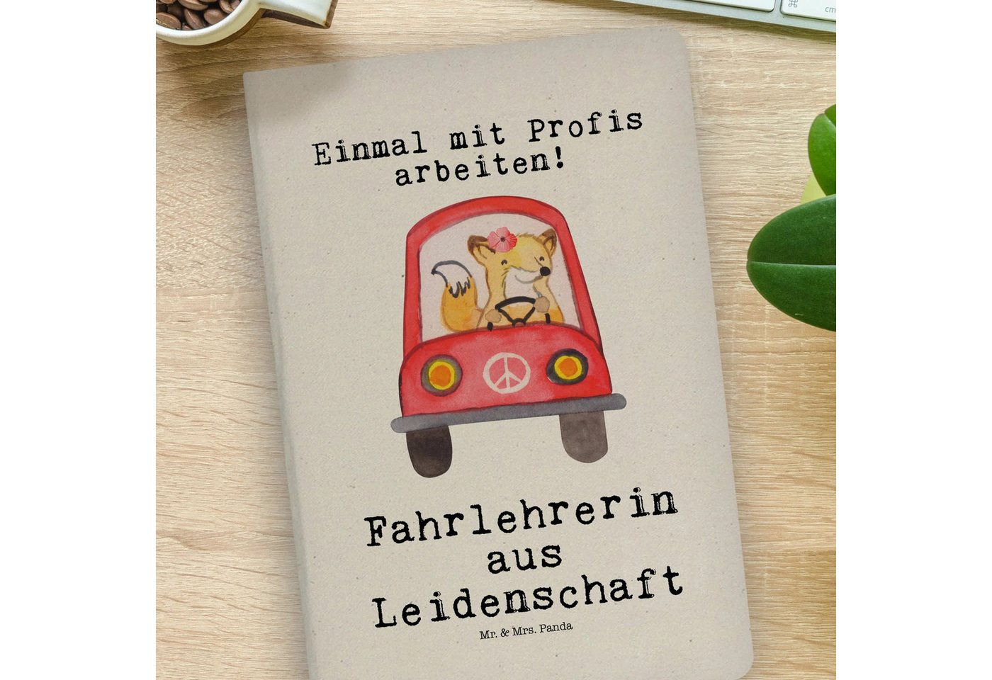 Thumbnail - Mr. & Mrs. Panda Notizbuch Fahrlehrerin Leidenschaft - Transparent - Geschenk, Führerschein best Mr. & Mrs. Panda, Kreat...