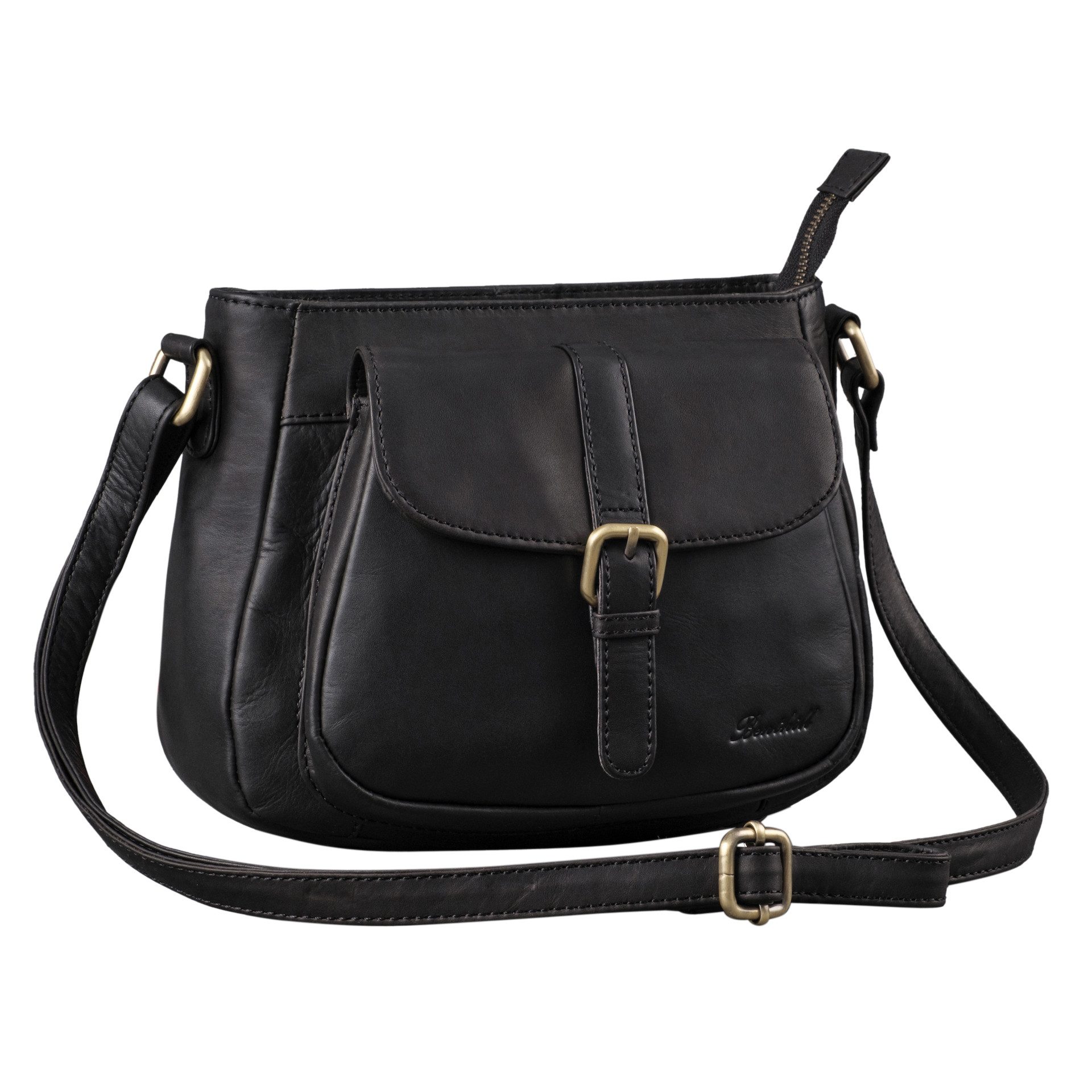 Benthill Umhängetasche Damen Echt Leder Handtasche Shopper Vintage Umhänget günstig online kaufen