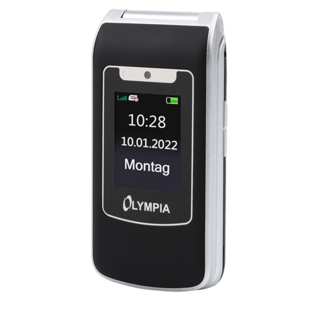 Zoll, (2.4 OLYMPIA Style Mobil inklusive 4G Seniorenhandy schwarz) Klapphandy, OFFICE Telefon, Dockingstation, Duo