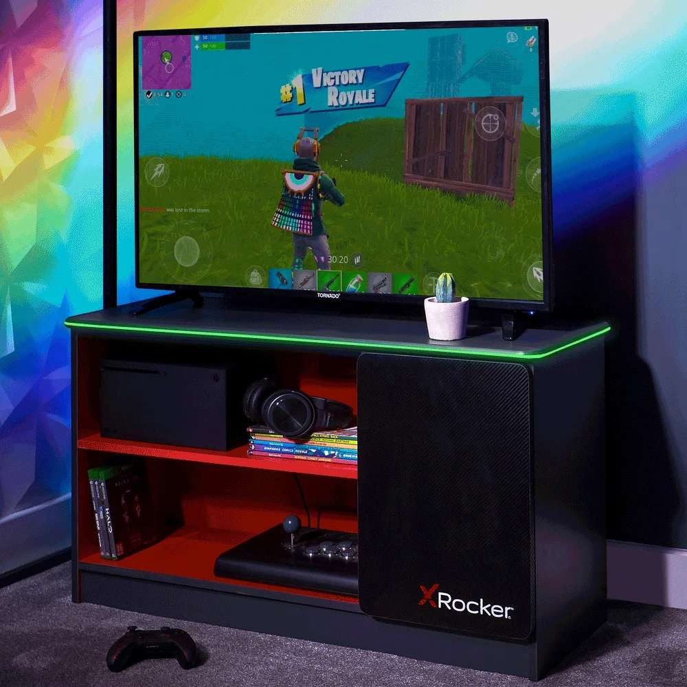 X Rocker Gaming-Stuhl X Rocker 2022027 Multimediawagen & -ständer Grau