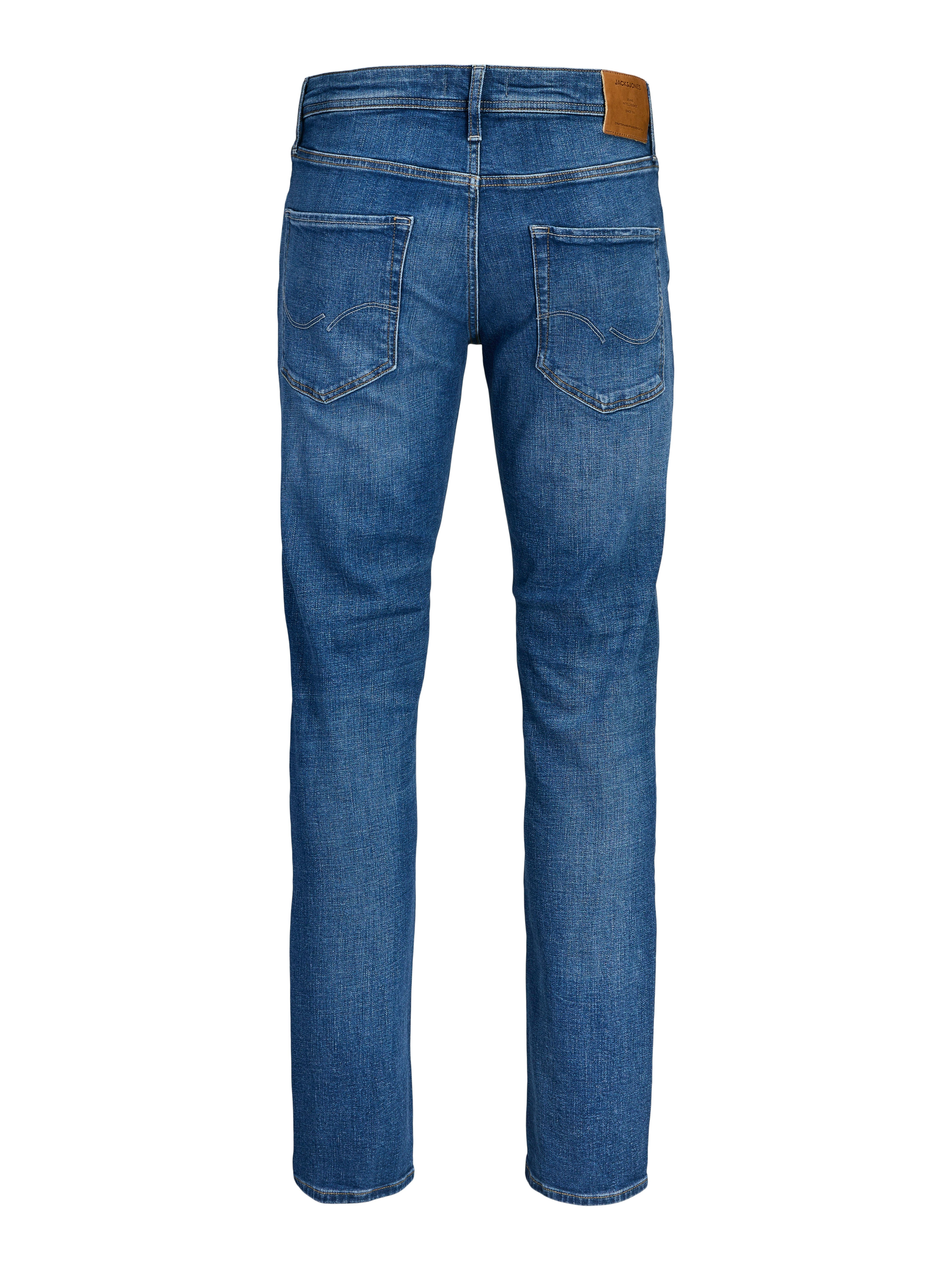 Jack & Jones Regular-fit-Jeans JJICLARK mit Used-Look und Stretch für den Alltag mit Abriebeffekten