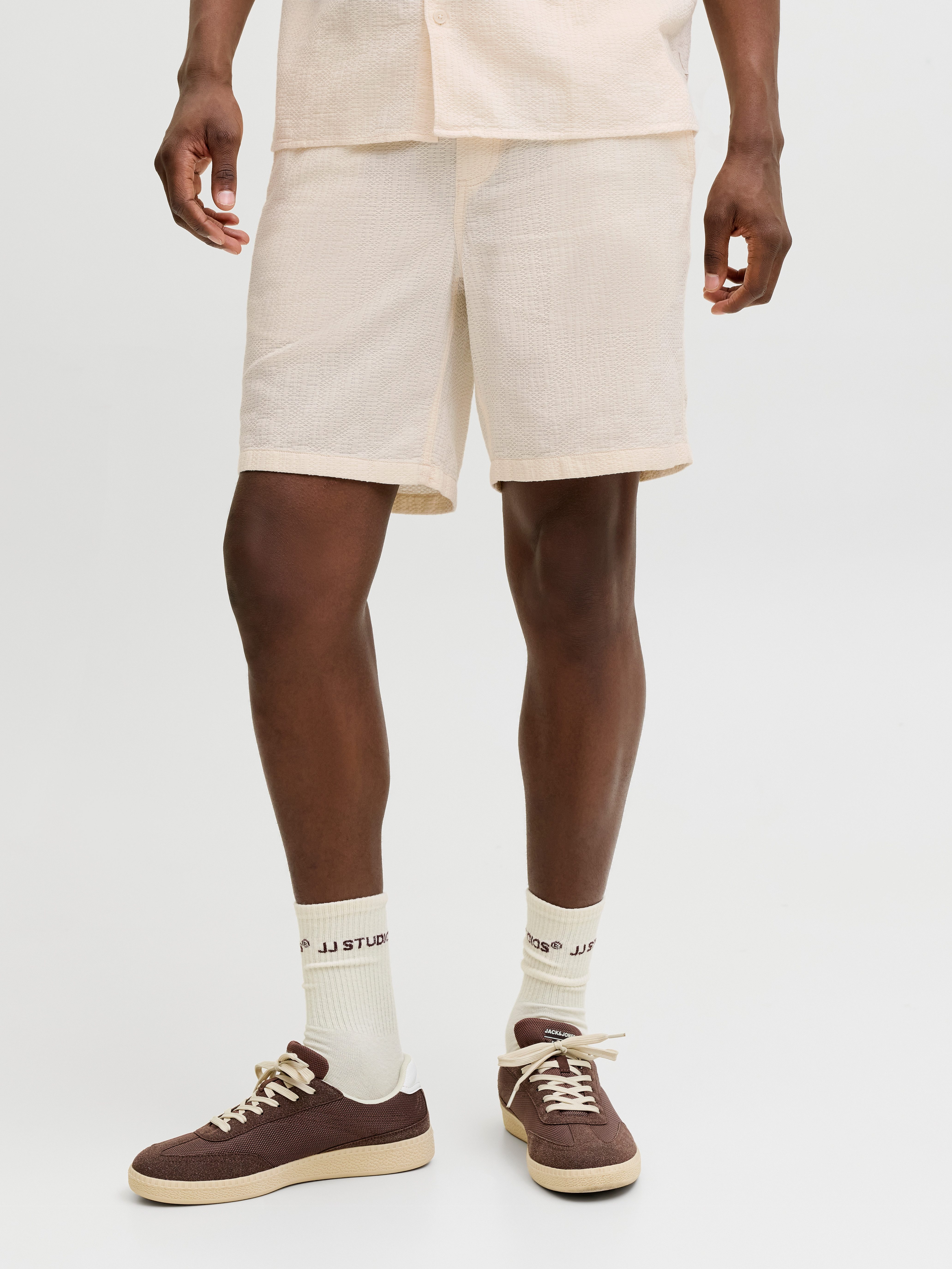 Jack & Jones Shorts JPSTJAIDEN WAVY JOGGER SHORTS REG SN Baumwolle, locker geschnitten