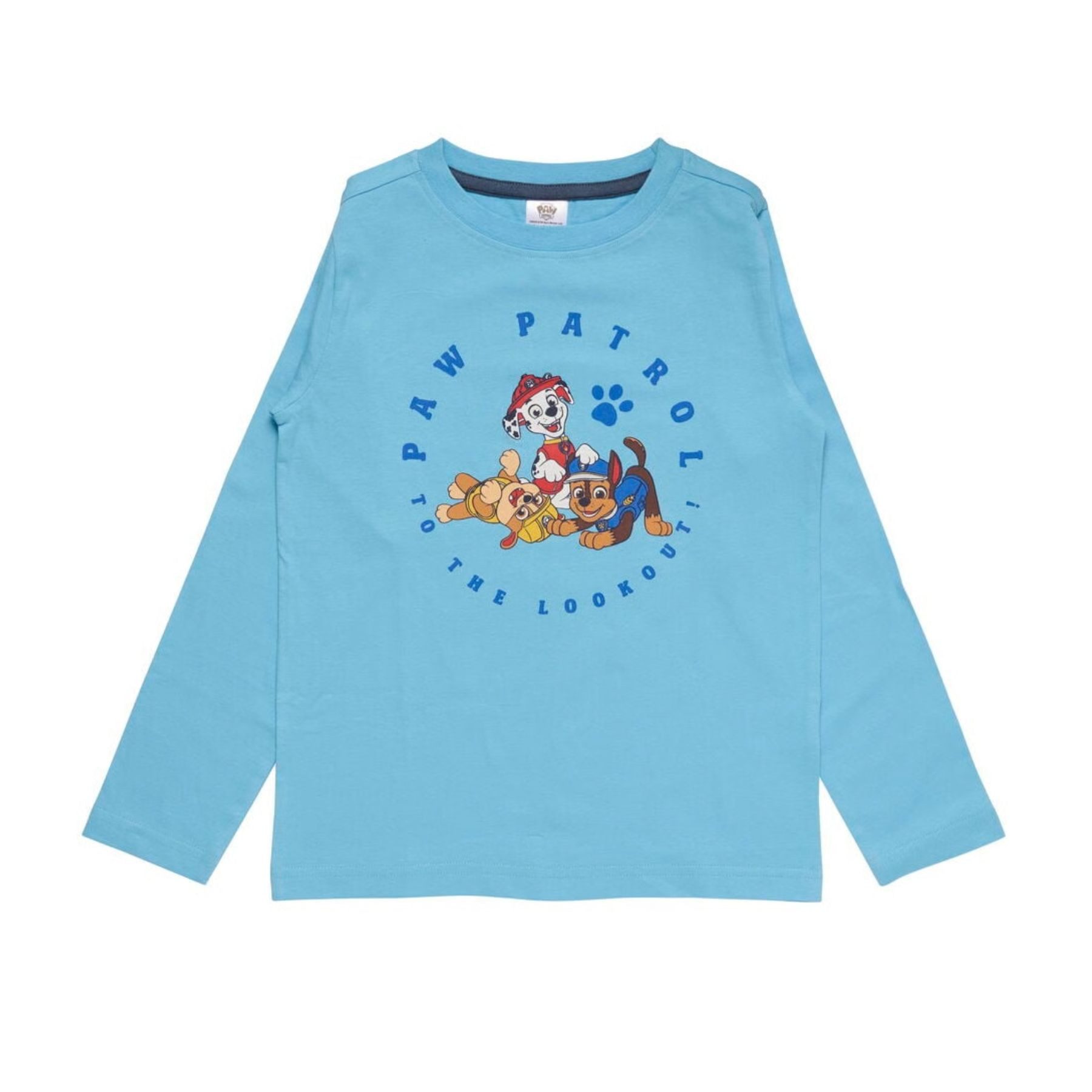 PAW PATROL Sweatshirt Kinder Shirt langarm blau Baumwollshirt für Alltag und Freizeit (Packung)