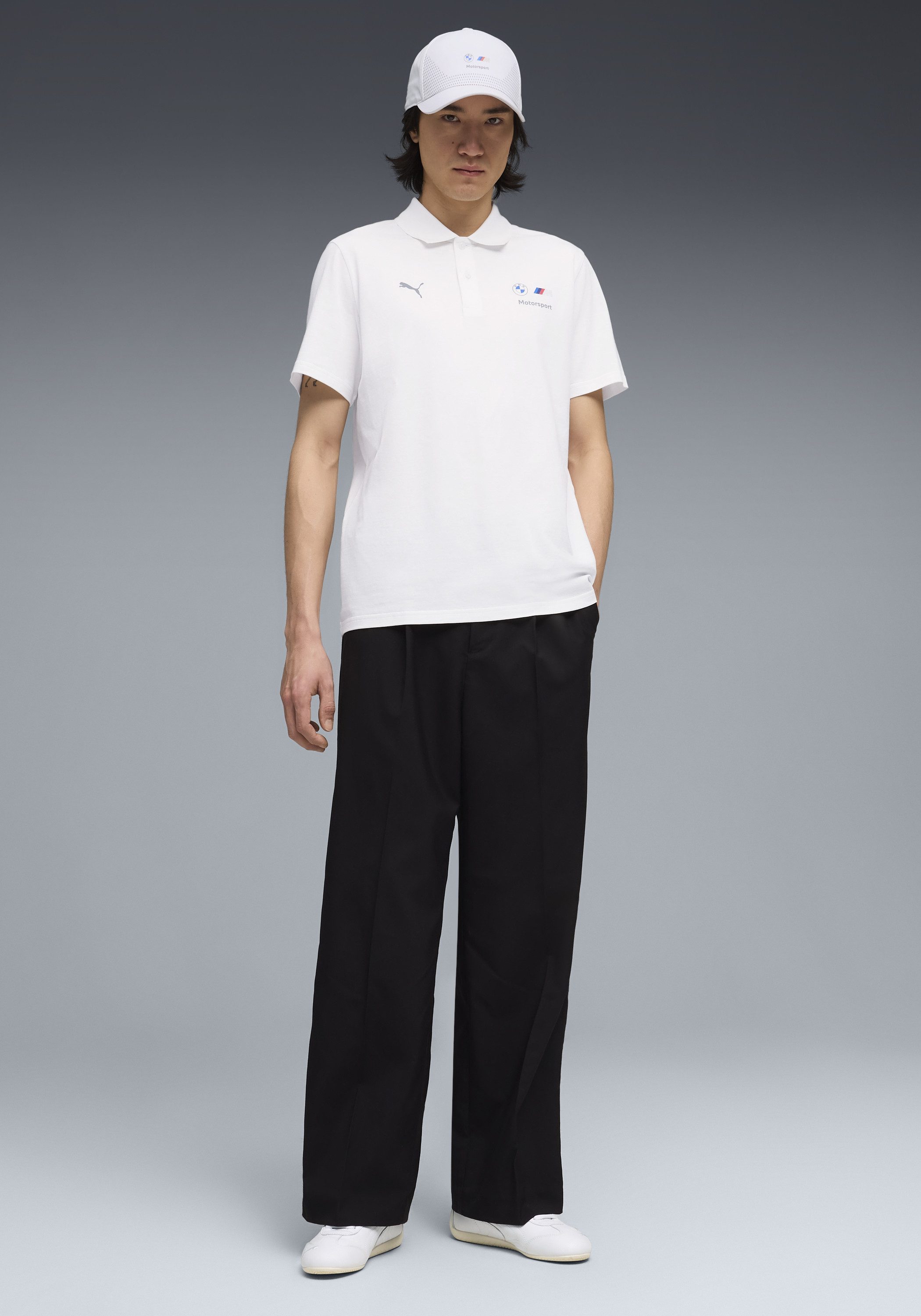 PUMA Poloshirt BMW MMS ESS POLO Regular Fit, Kurzarm, mit Knopfverschluss, mit Logodruck