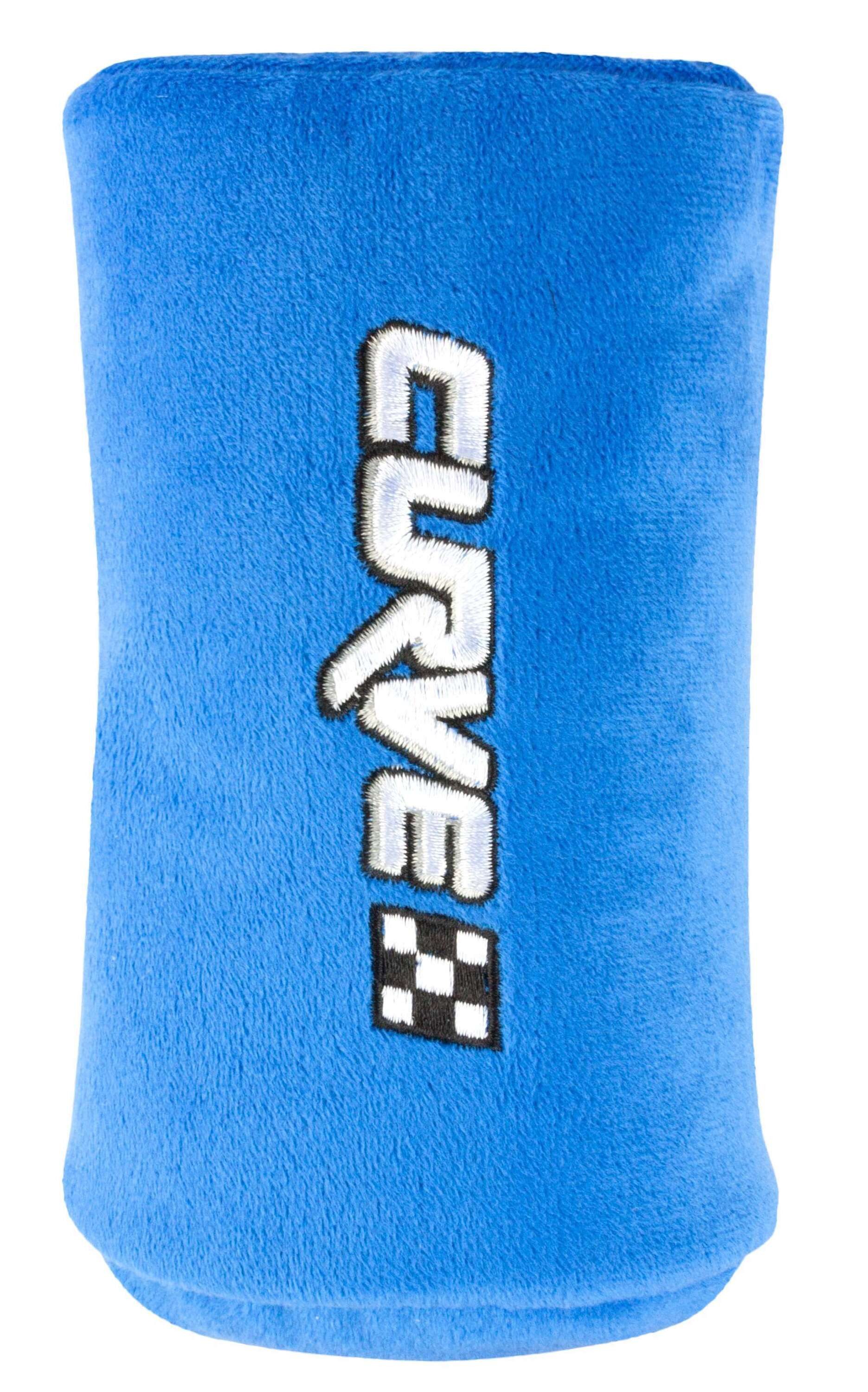 WALSER Reisekissen Mini-Schlafkissen Curve blau ab 3-4 Jahre, 1 Stück, 1-tlg.