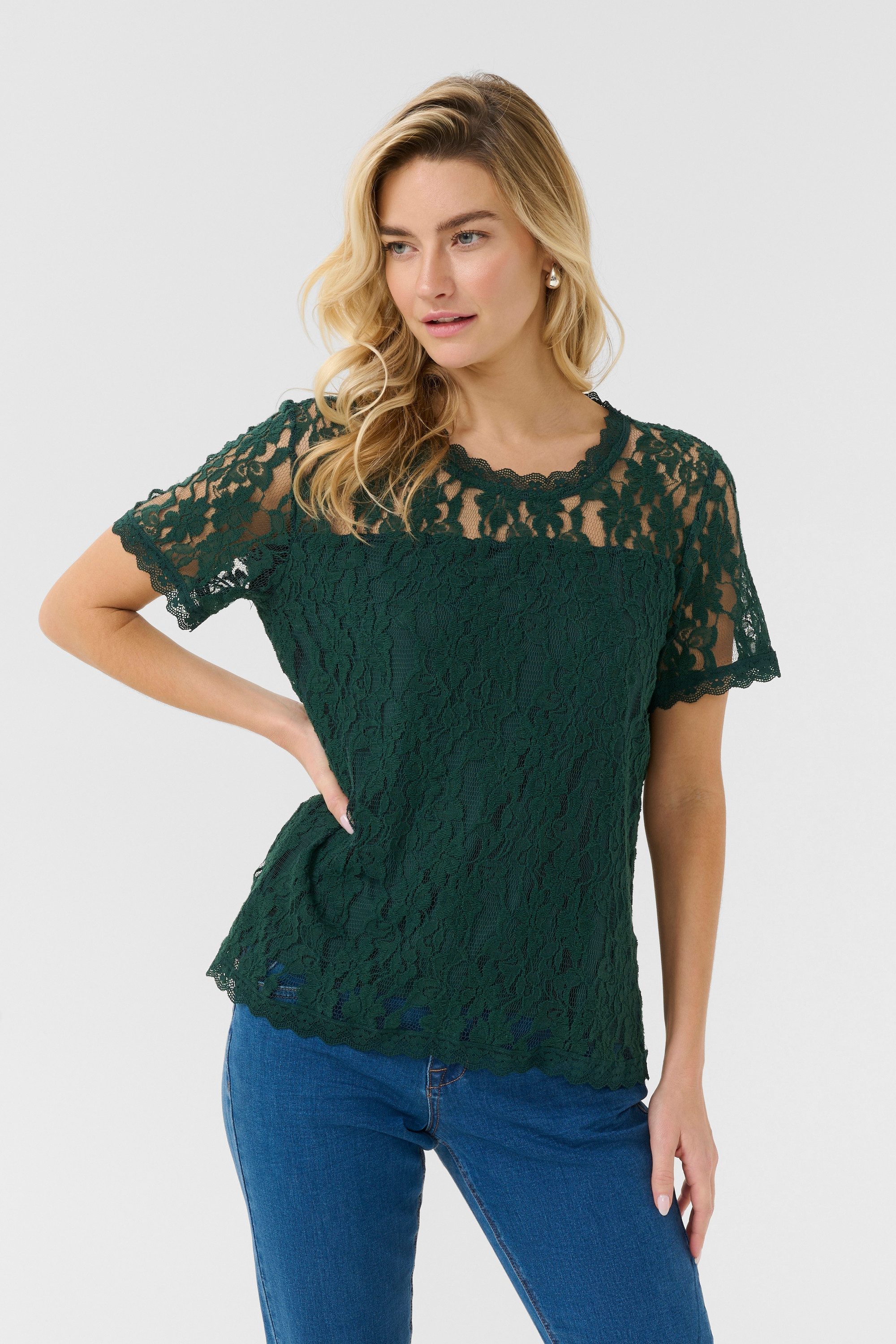 Cream Kurzarmbluse Bluse kurzarm CRKit