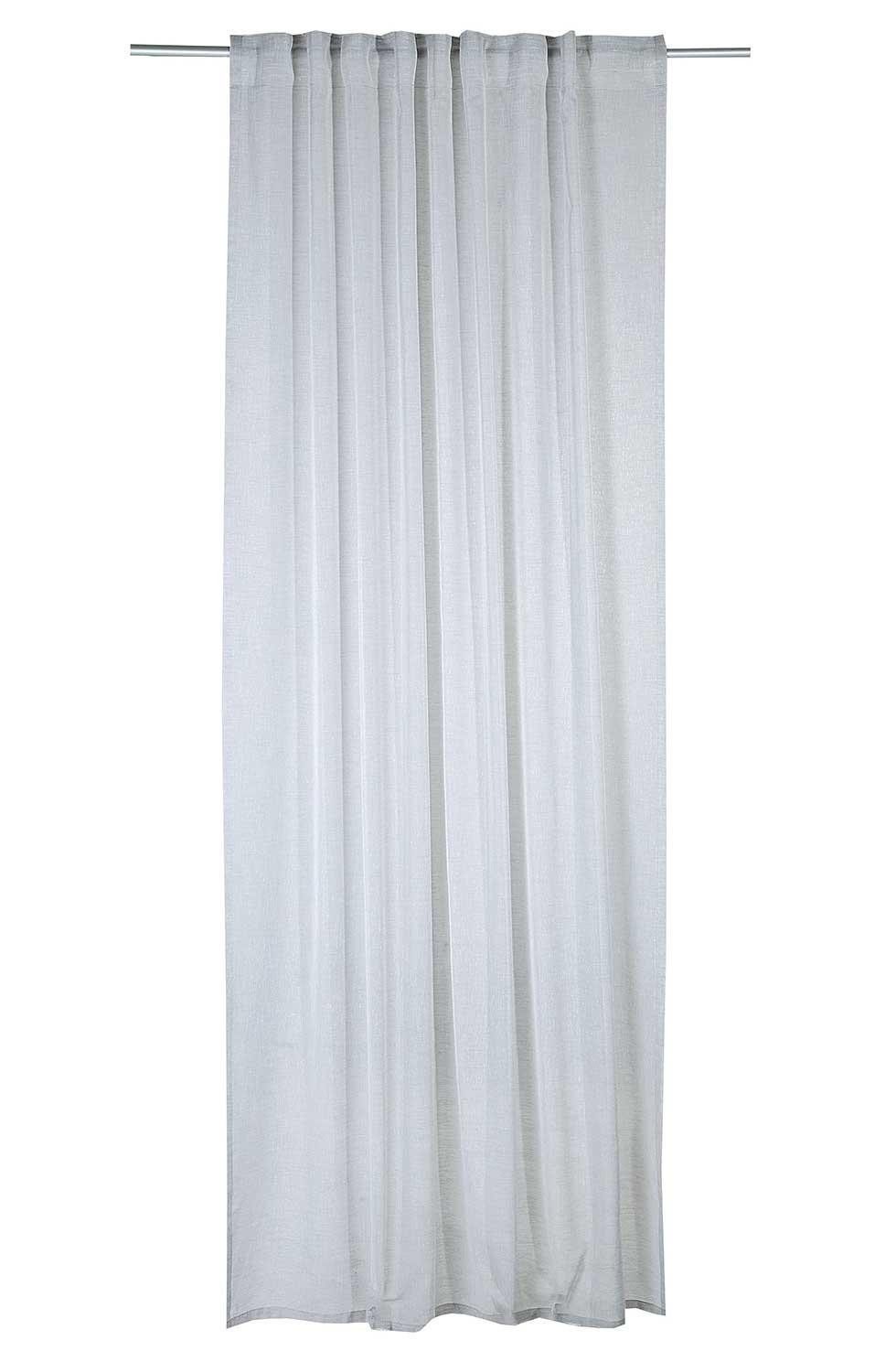 Gözze Vorhang Verdeckter Schlaufenschal PERU, 140 x 245 cm, verdeckte Schlaufen, halbtransparent