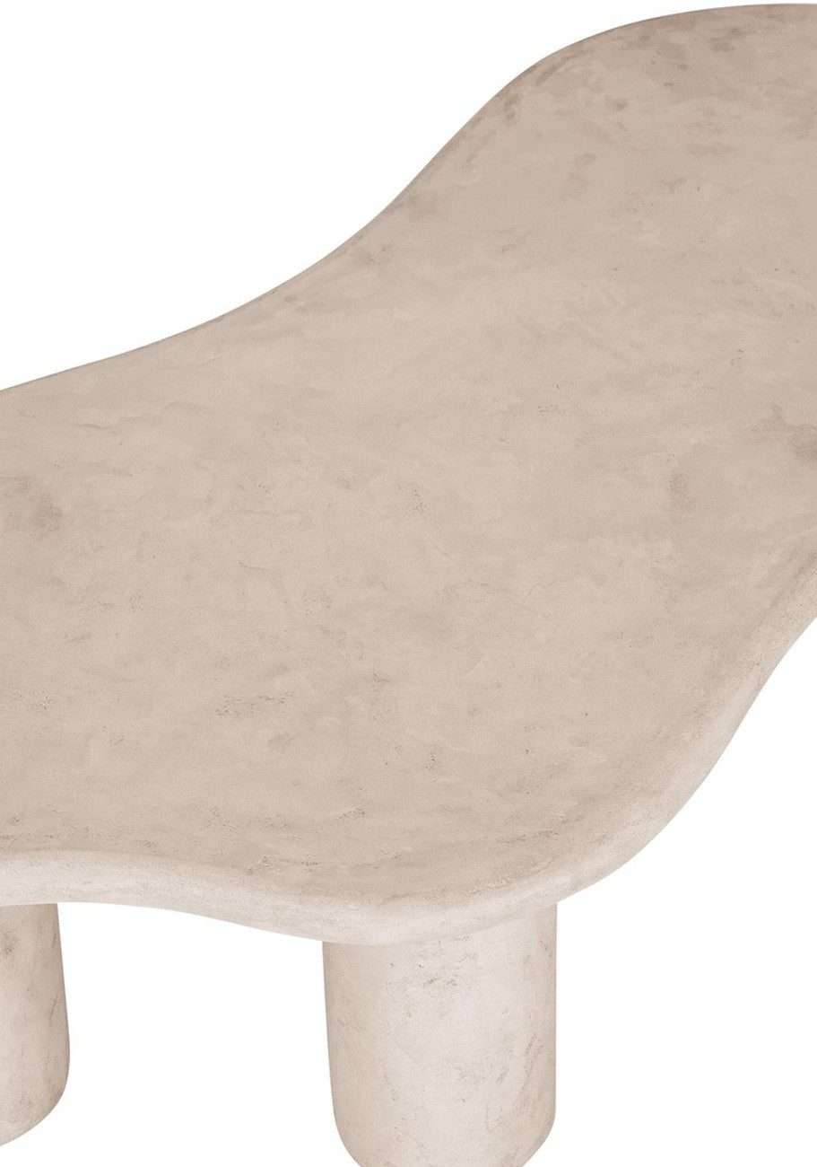 DTP Couchtisch Curva aus Mortex, Sand