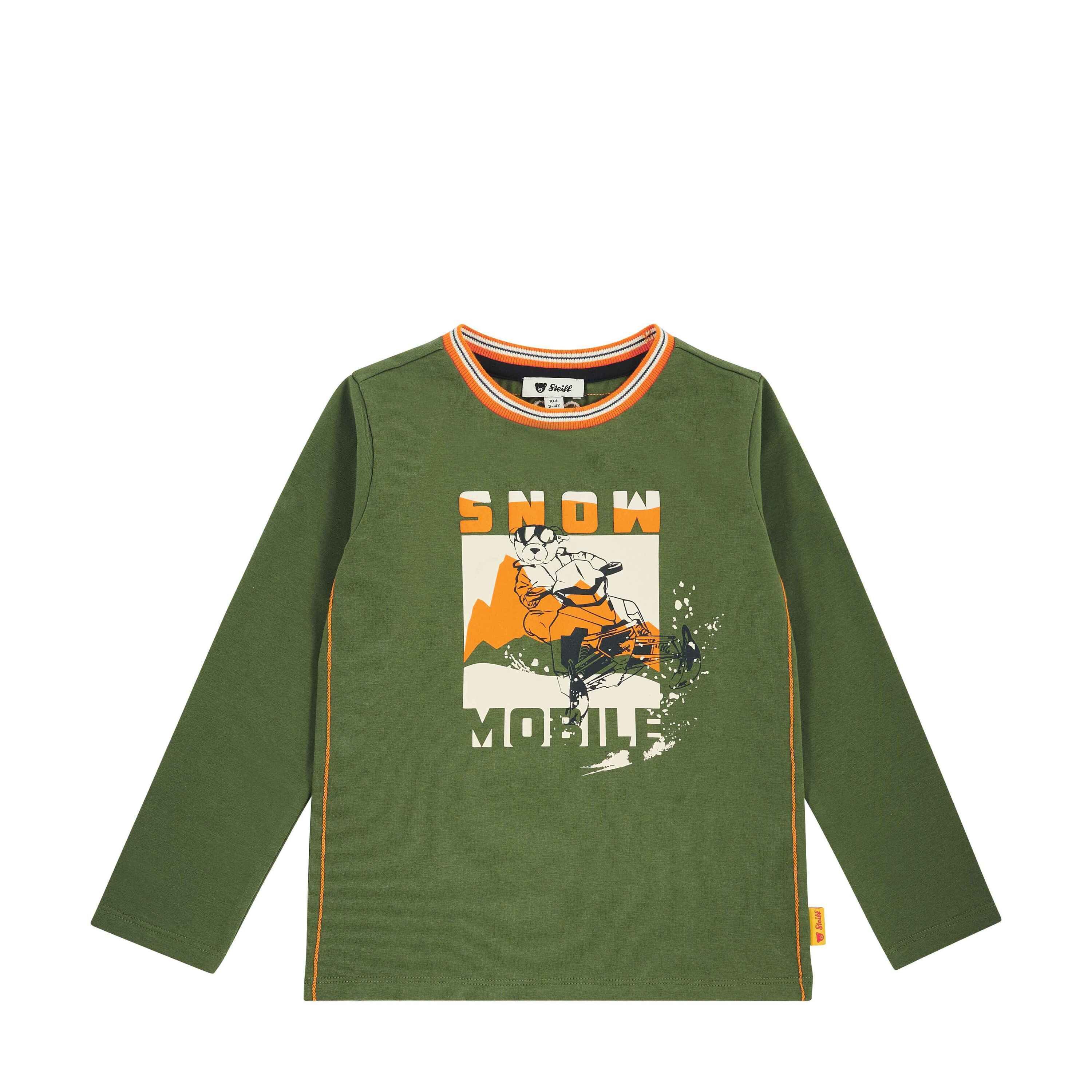 Steiff Langarmshirt T-Shirt langarm Winter Adventure
