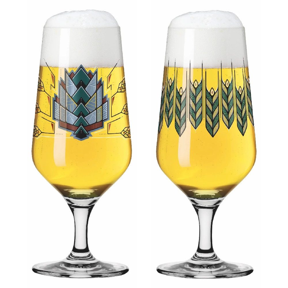Bierglas Ritzenhoff Brauchzeit Pils 2er-Set #1 #2 A. Preis F23