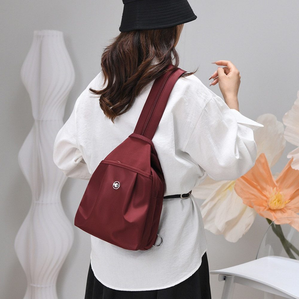 nsihing Schultertasche 2in1 Sling Chest Crossbody Bag, Wasserdicht Rucksack, Umhängetasche (Crossbody Bag Backpack für Männer und Frauen), die Outdoor-Sportarte – Bild 3 von 5
