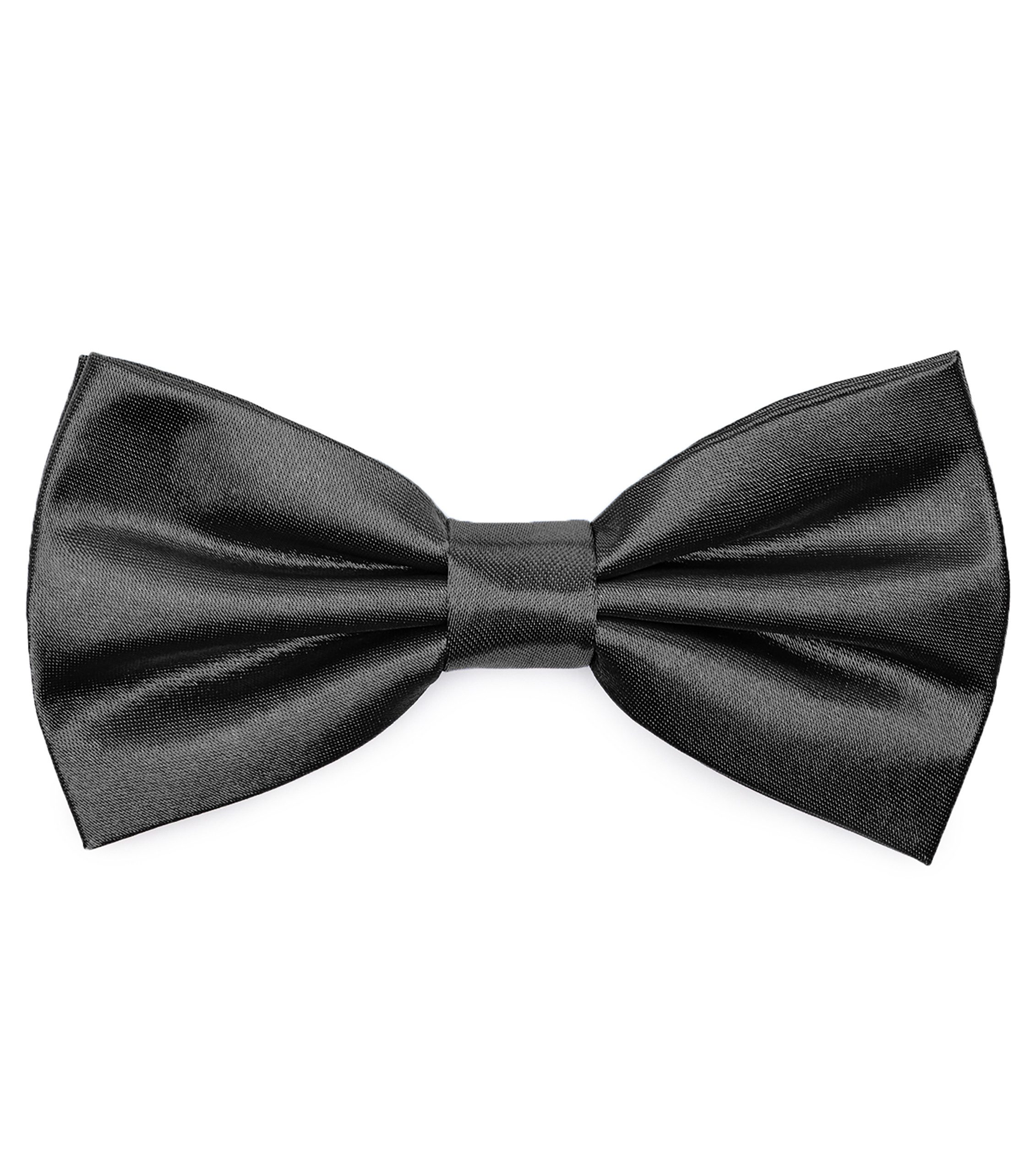 Fliege Elegante Herren Fliege -Hochwertig Glänzend Verstellbar BMS (12cmx6cm)
