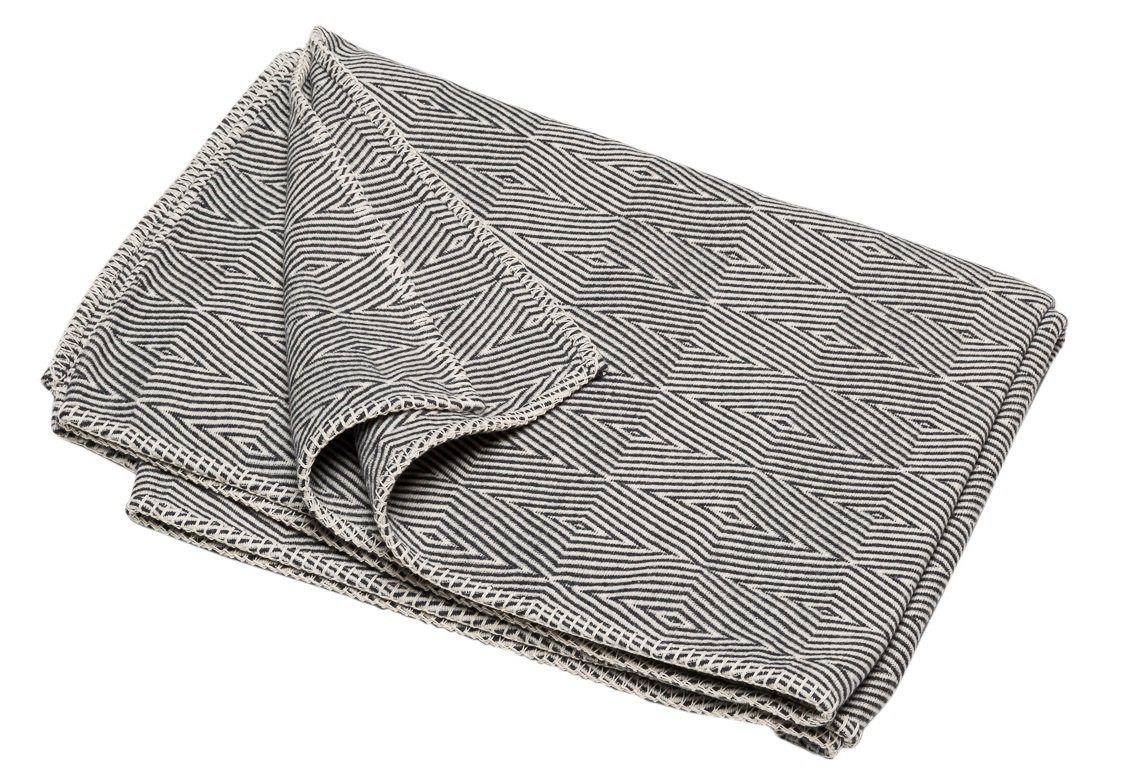 Wohndecke Nova 'Fischgrät gespiegelt' 140 x 200 cm, DAVID FUSSENEGGER günstig online kaufen