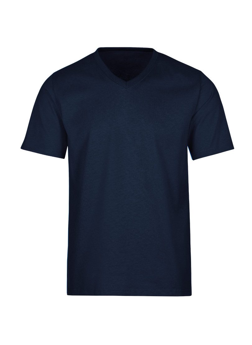 T-Shirt TRIGEMA V-Shirt DELUXE Baumwolle