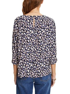 Esprit Langarmbluse Bluse in lockerer Passform mit Print