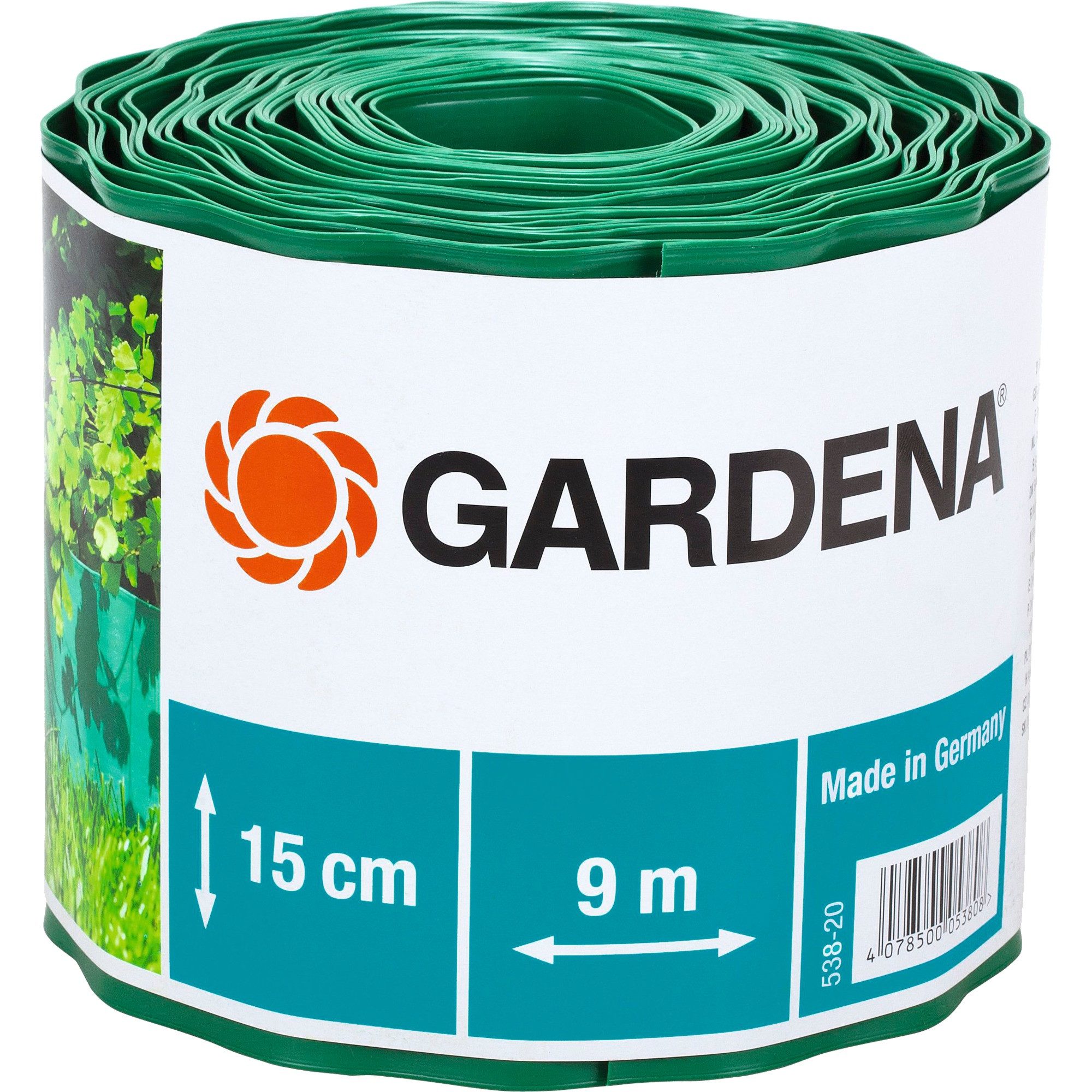 GARDENA Bewässerungssystem GARDENA Raseneinfassung, 15cm hoch, Begrenzung