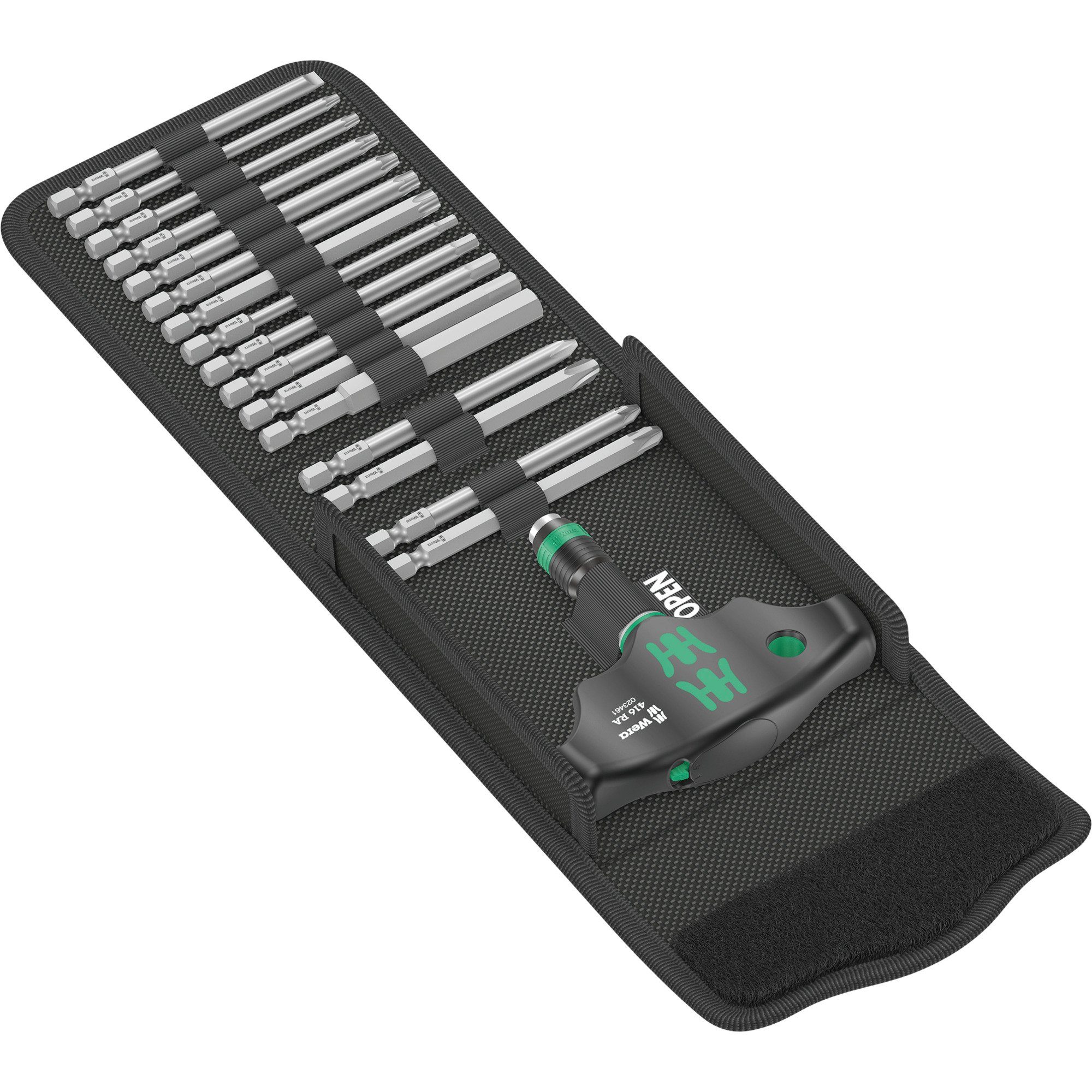 Wera Werkzeugset Wera Kraftform Kompakt 400 RA Set 1, mit, (17-tlg)