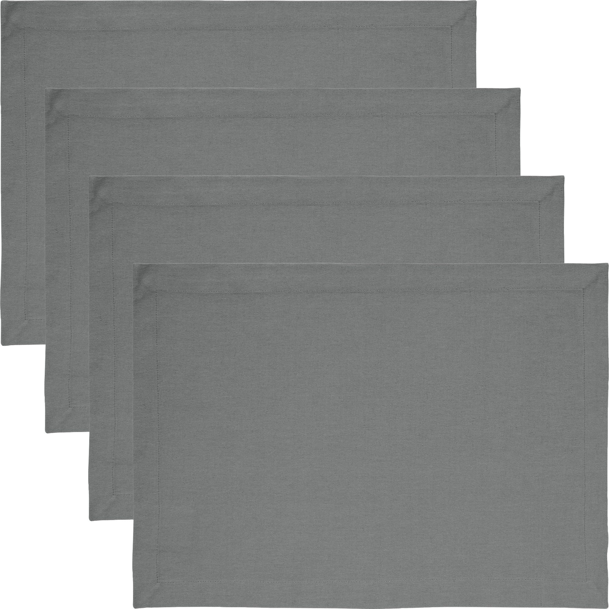 REDBEST Platzset Tischset "Tulsa" 4er-Pack, Baumwolle Uni