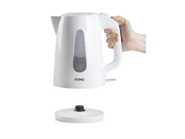 Domo Wasserkocher, 1.7 l, 2200 W, ohne Kabel elektrischer Teekocher Heißwasserbereiter schnell & leise