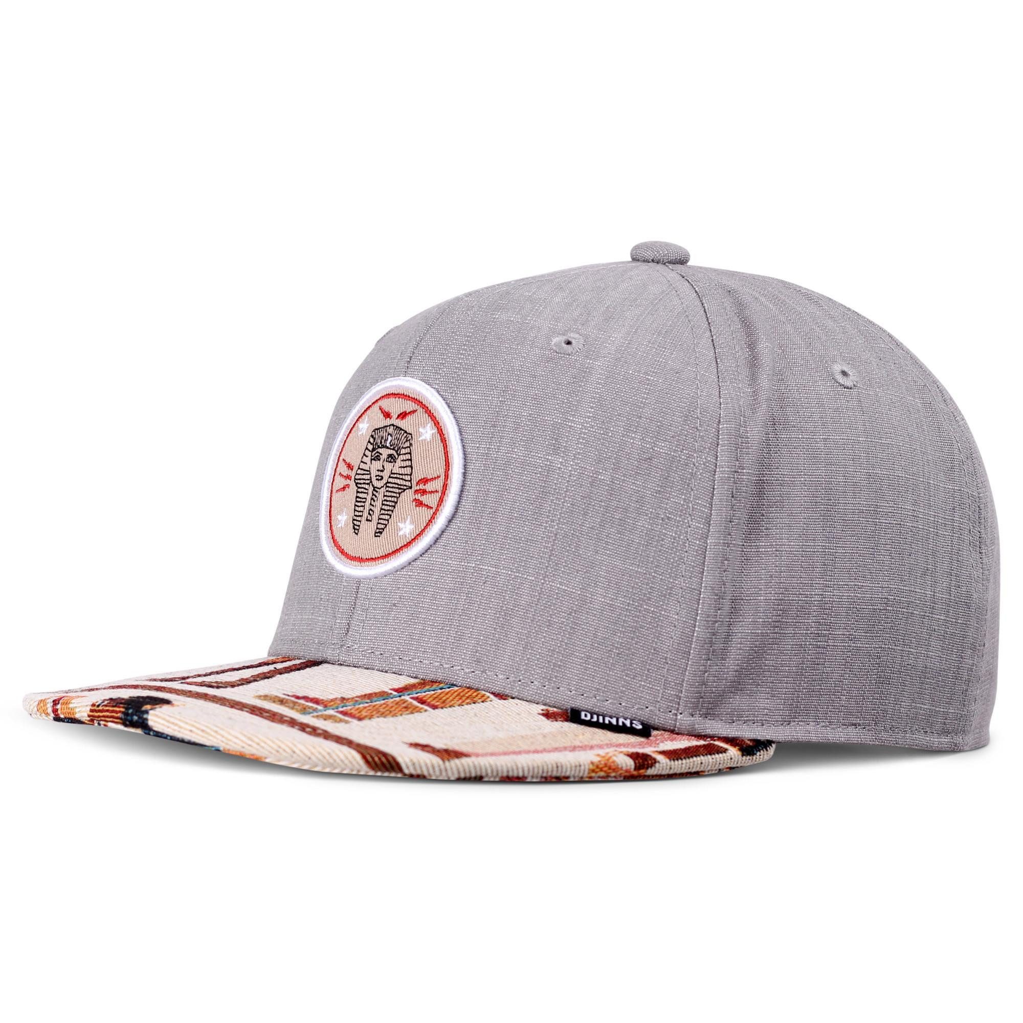 Snapback Cap Djinns 6 Panel Snapback Cap Tutanch Linen Rev. Grey