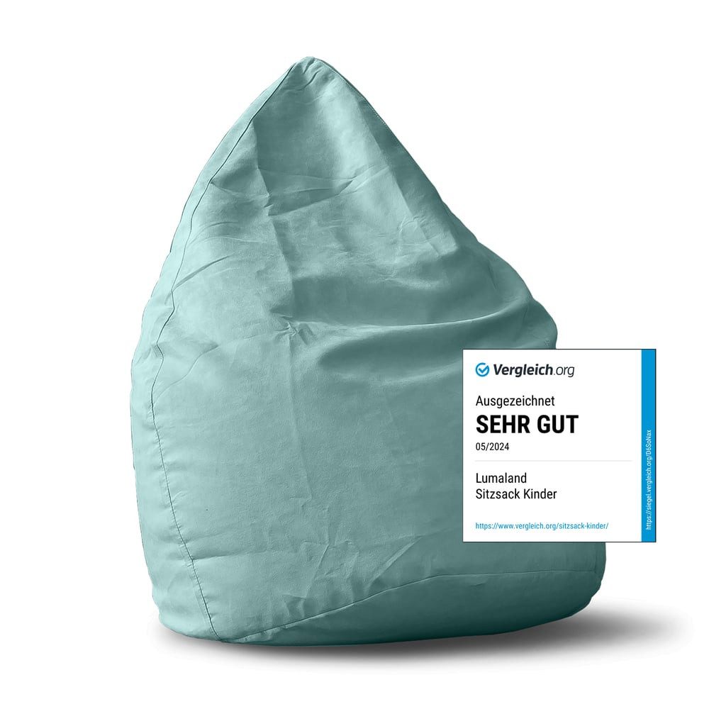 Lumaland Sitzsack Luxury XL Sitzsack (1 St), Microvelours Beanbag extra wei günstig online kaufen