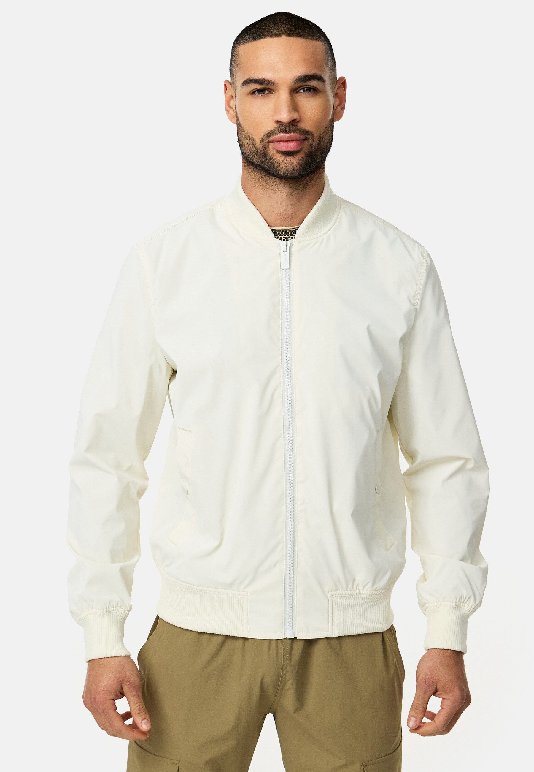 Indicode Sommerjacke Herren INIgnam Übergangsjacke Herrenjacke mit klassischer Bomberjacken-Silhouette