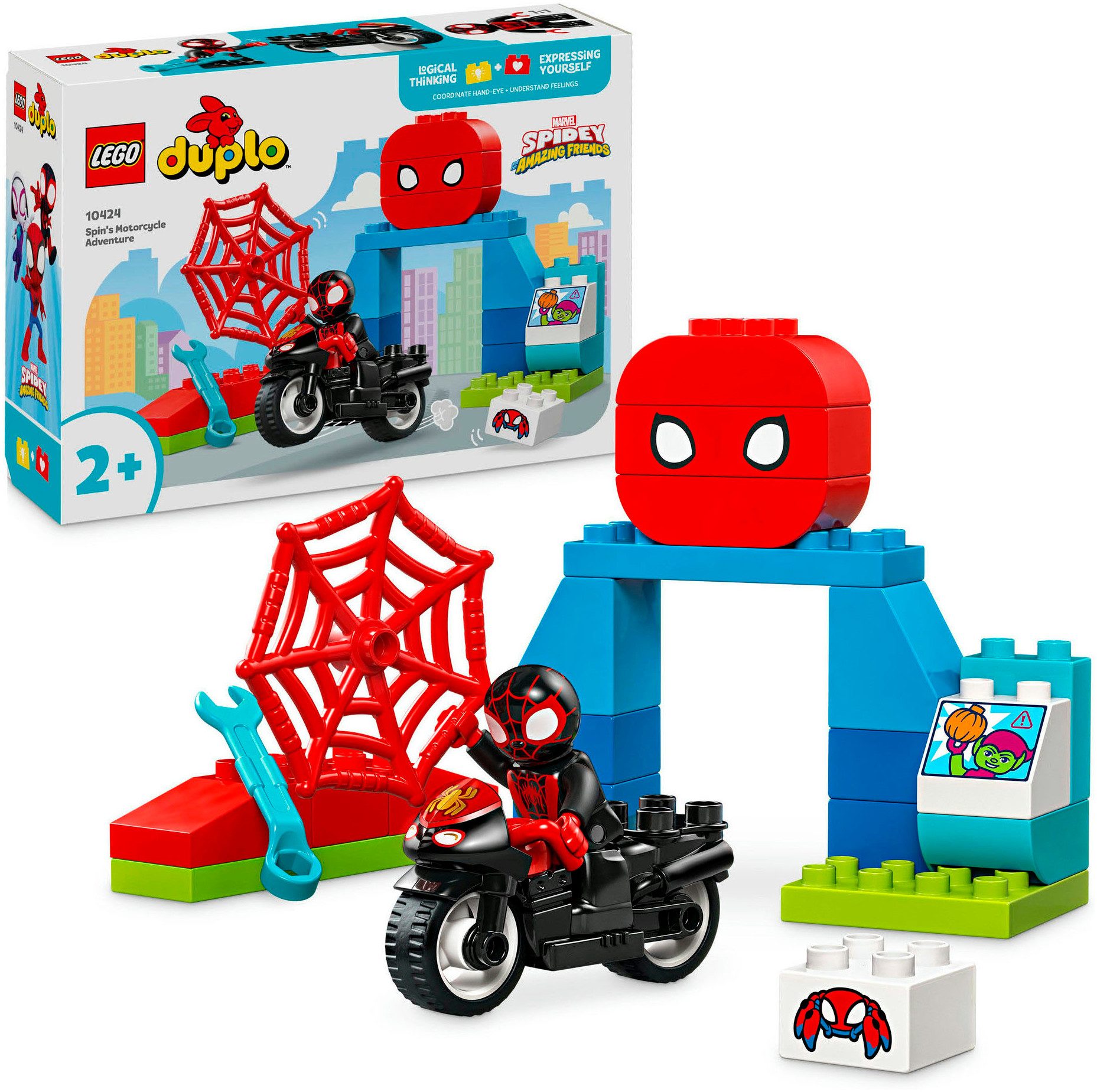 LEGO® Spins Motorrad-Abenteuer (10424), LEGO DUPLO Disney™ Konstruktionsspi günstig online kaufen