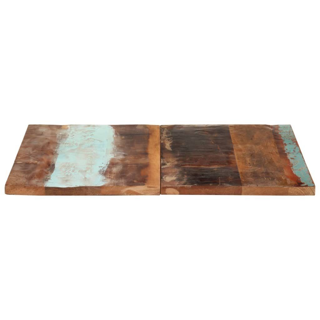 Quadratisch mm furnicato Tischplatte cm (1 80x80 St) 25-27 Altholz Massiv