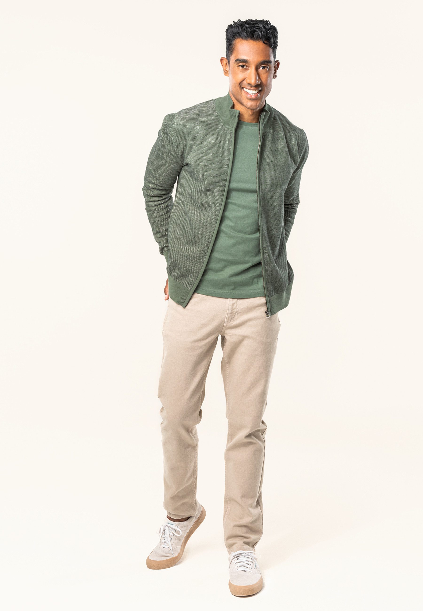 LIVING CRAFTS Strickjacke SPENCER GOTS zertifiziert