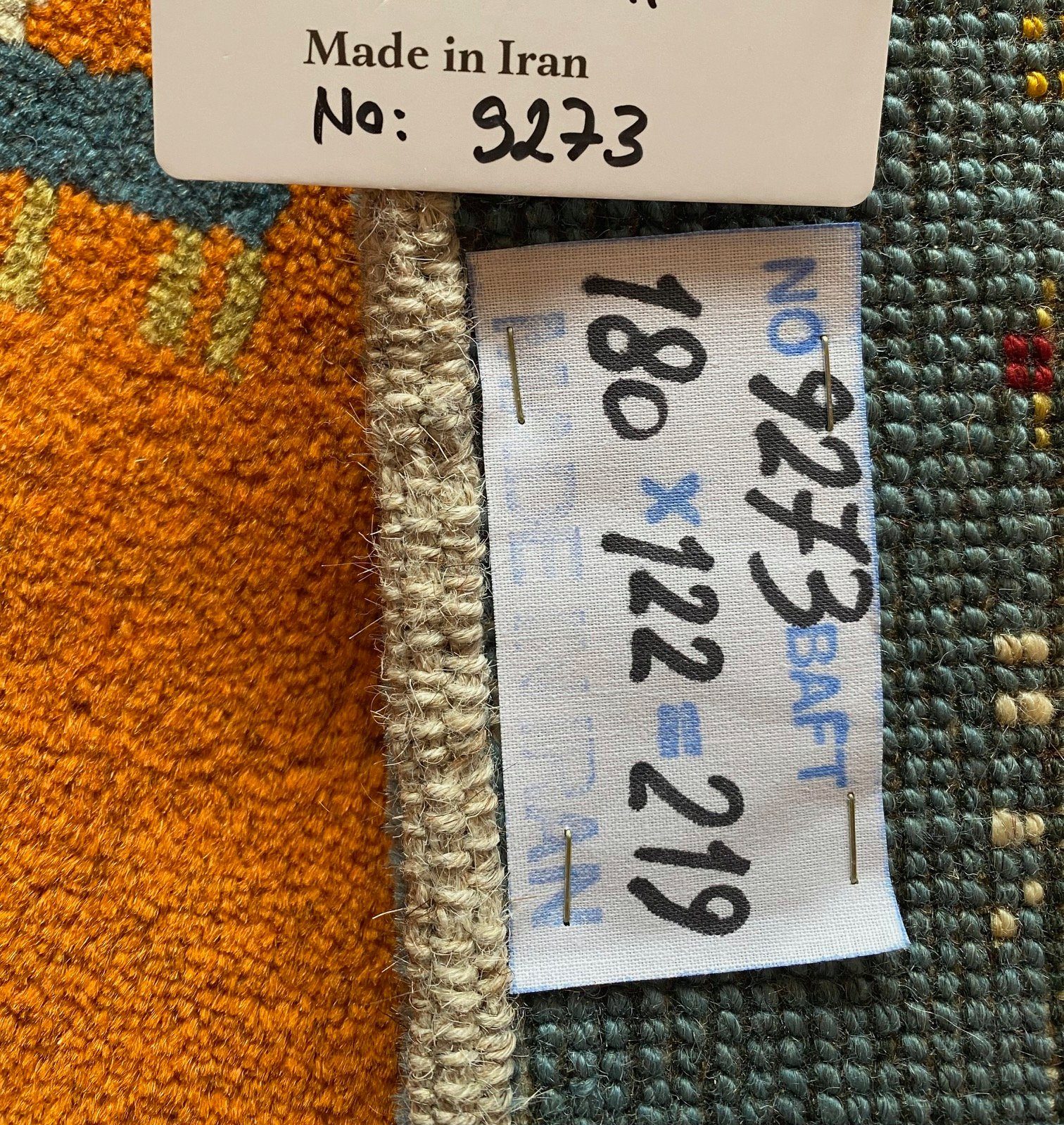 Hochflor-Teppich Perserteppich Unikat 180×122 Teppich Schurwolle Persische Nomaden Gabbeh von Handgeknüpft, Morgenlandbazar, Handgeknüpft