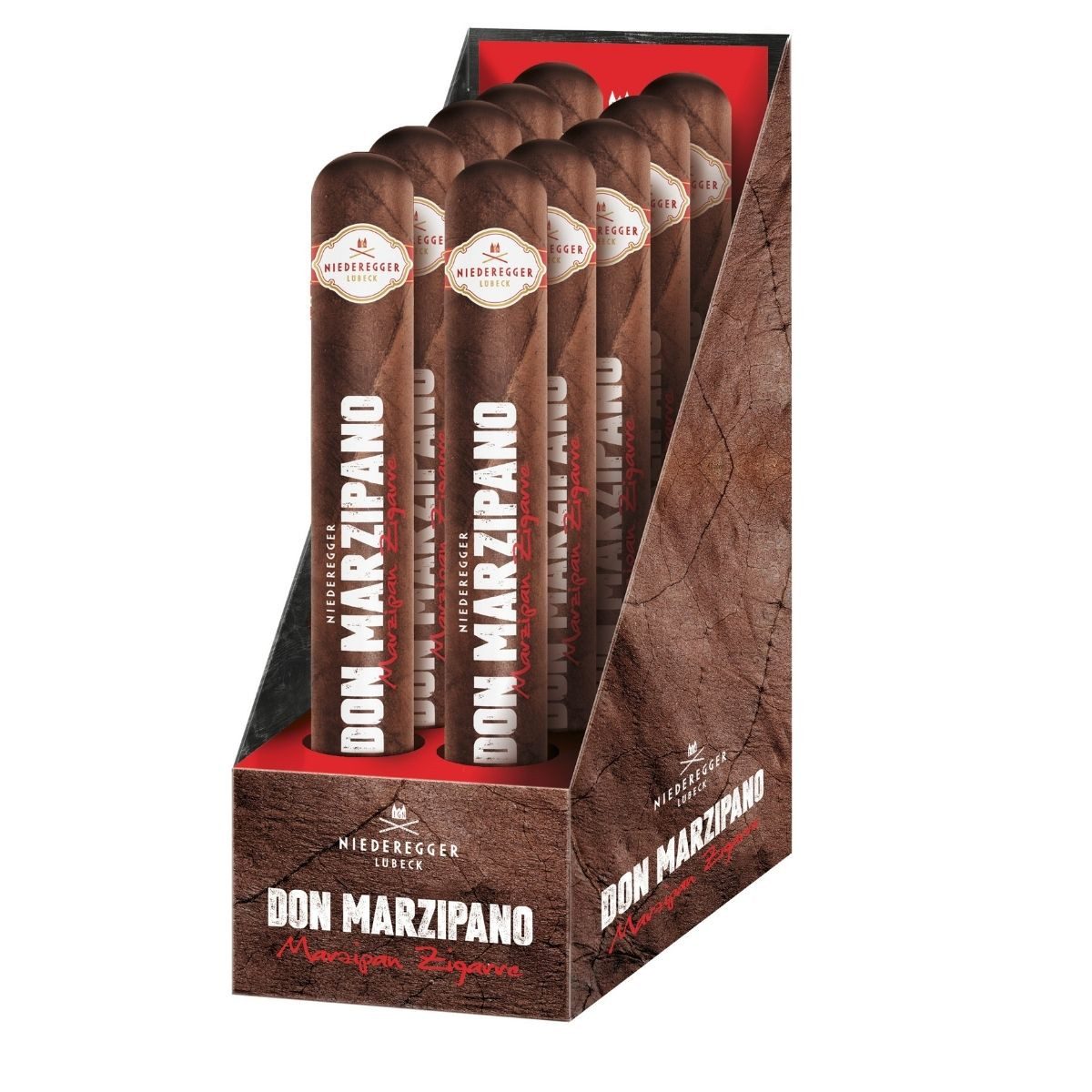 Niederegger Süßigkeit Niederegger Marzipan Zigarre Don Marzipano 1 Stück 32 g, 32 g, 1 St.