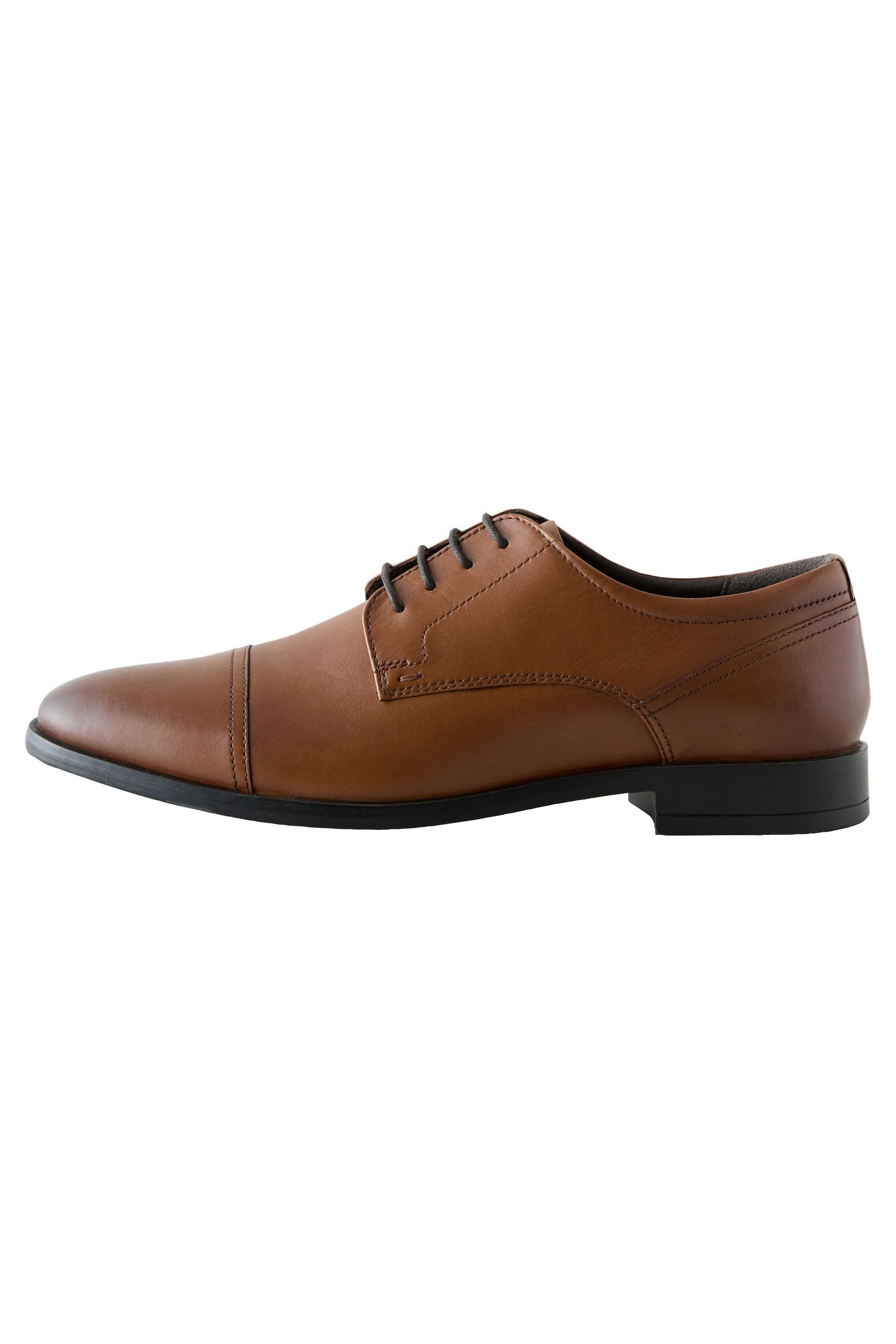 Derbyschuhe mit Zehenkappe Schnürschuh