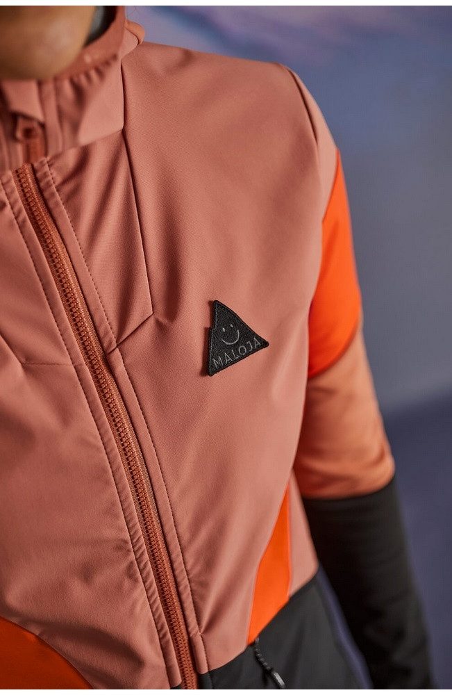 Maloja Winterjacke Skijacke FronebenM (windabweisend, wasserabweisend) rosa/bunt Damen