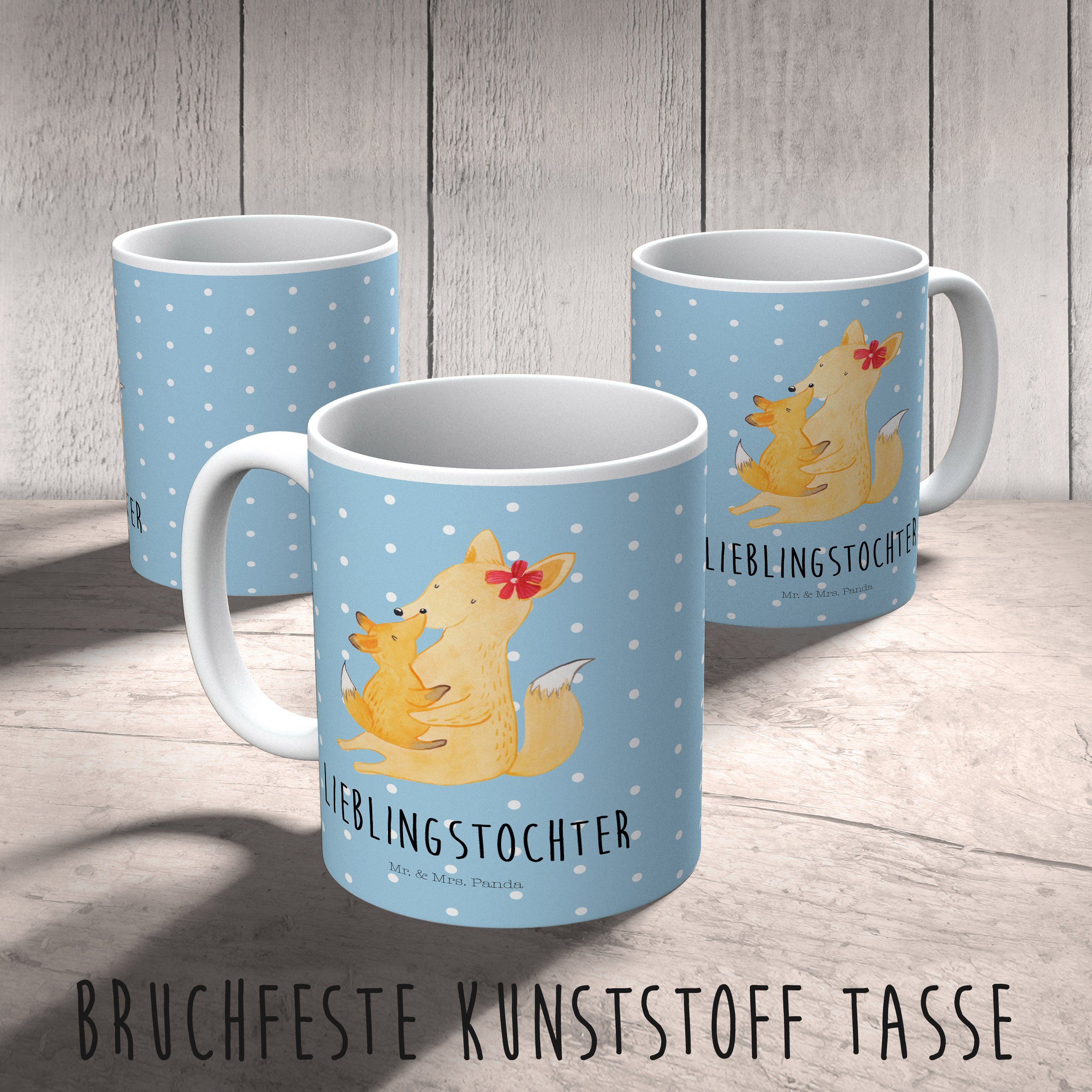 Pastell Mami, Opa, Fuchs Mr. Kind - Kunststoff Bruder, Kinderbecher - Geschenk, & Schwe, Blau Mama & Mrs. Panda