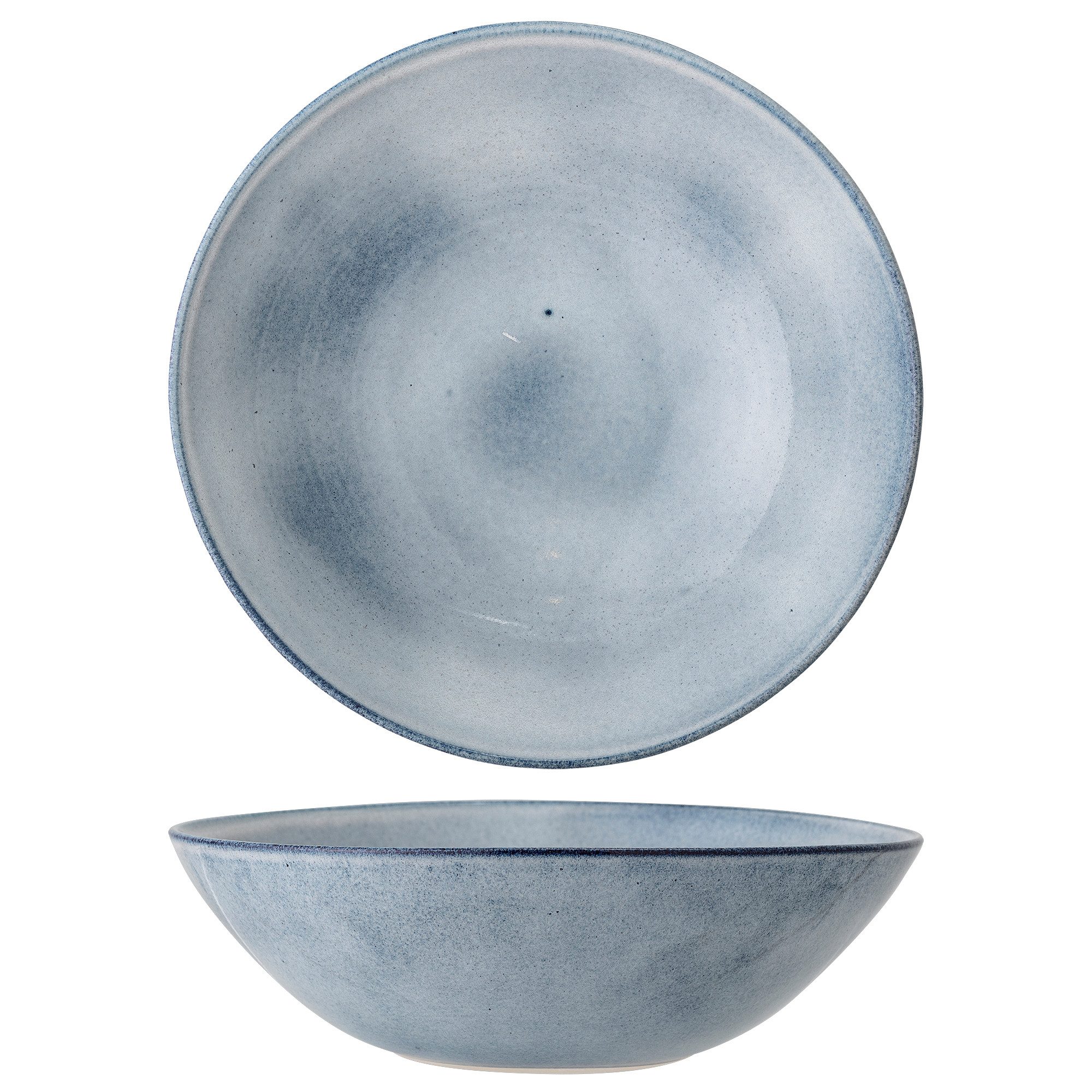 Bloomingville Schale Bloomingville Sandrine Schale, Blue, Steingut, Steingut