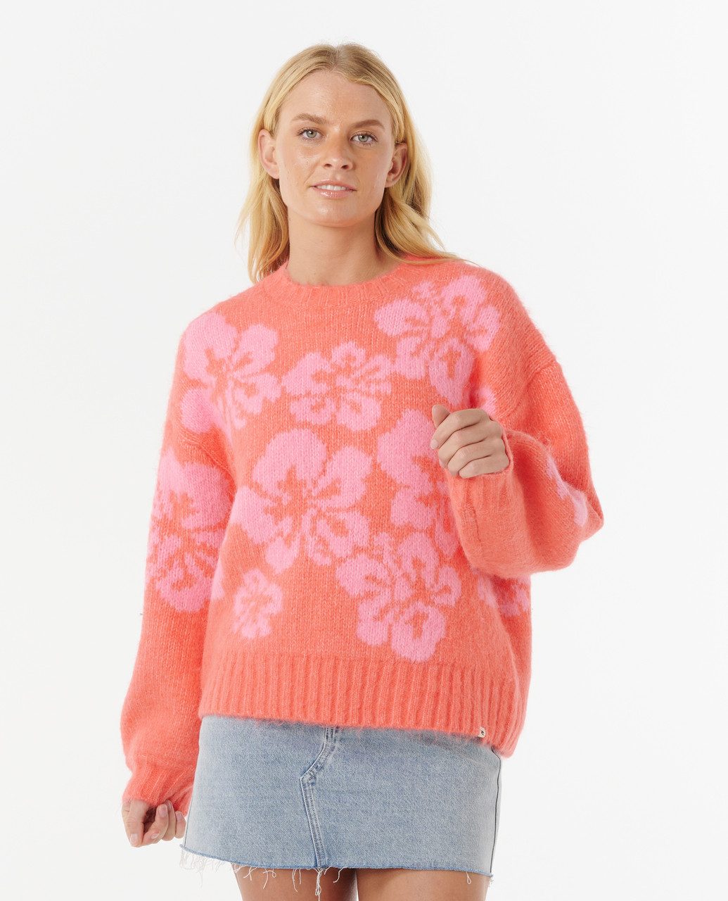 Rip Curl Jacquardpullover Hibiscus Heat Jacquard günstig online kaufen