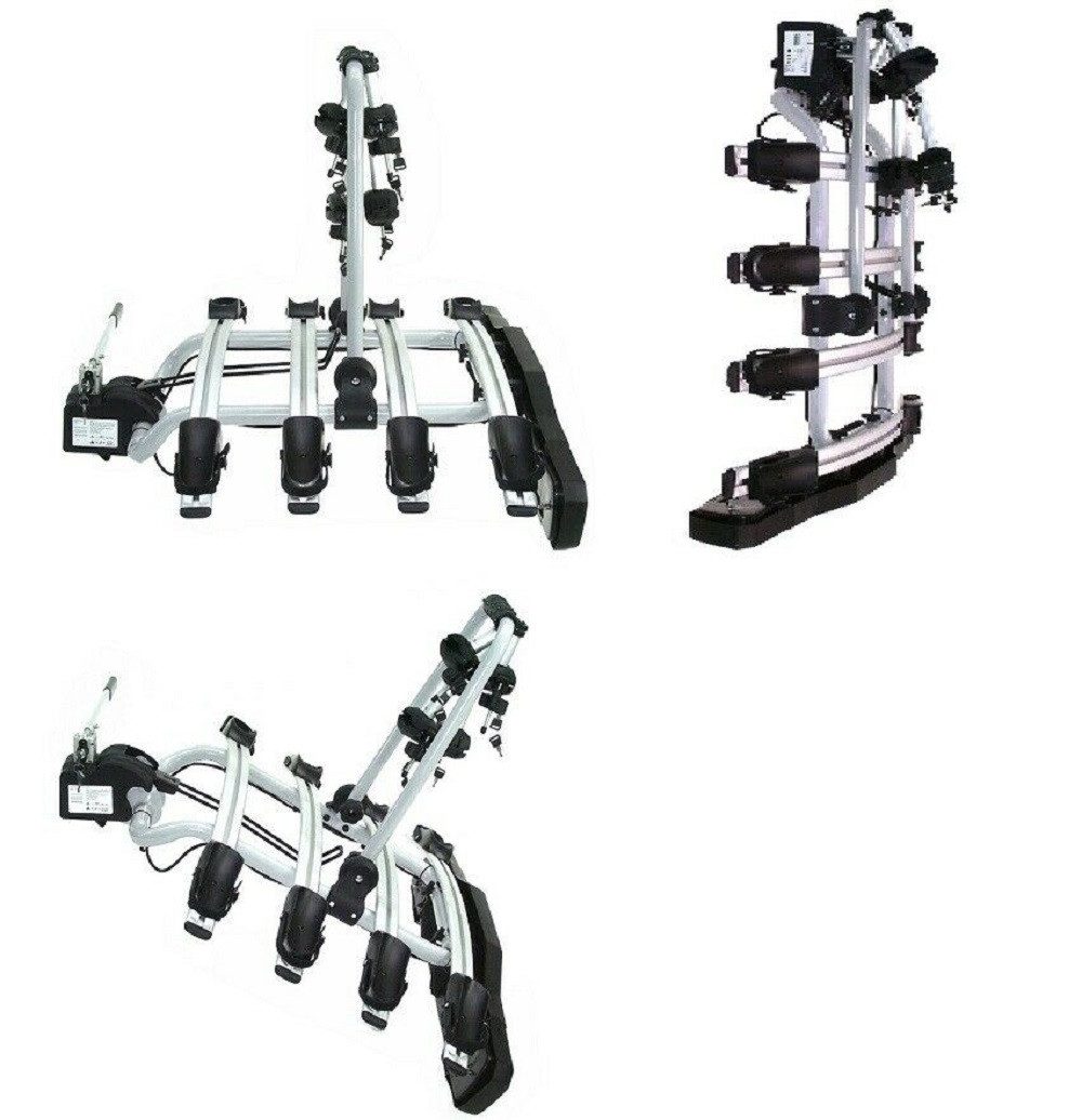 Apex Heckfahrradträger Fahrradträger für 4 Fahrräder 60kg Heckträger abklappbar 58001, (1-tlg)