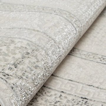 Teppich Orient Designerteppich dezent-modern verzauberndes Ornament grau, Carpetia, rechteckig, Höhe: 5 mm