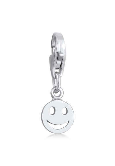Nenalina Charm-Einhänger »Smiley Emoji Anhänger 925 Silber«