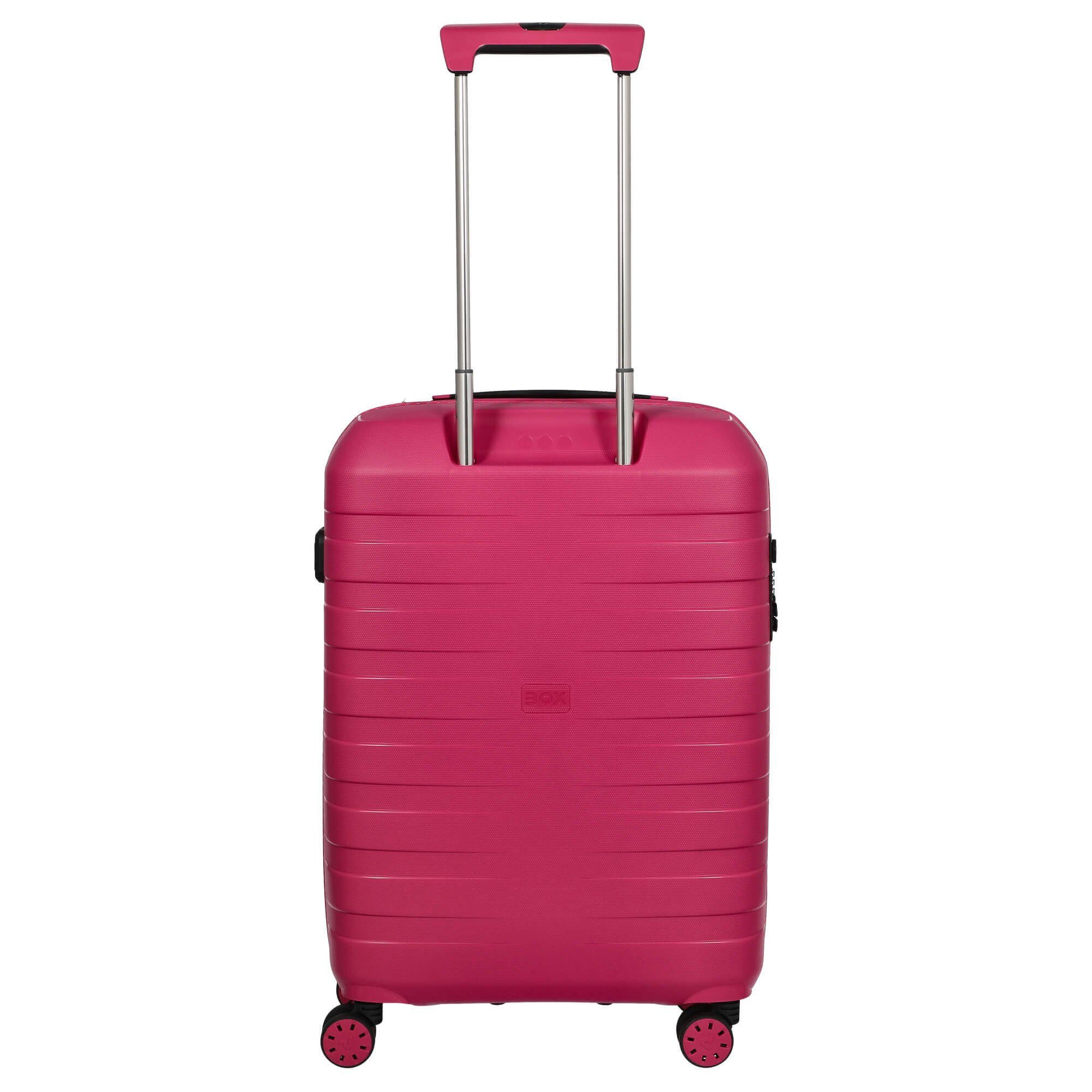 RONCATO Handgepäck-Trolley Box - 4-Rollen black/magenta Kabinentrolley Sport Rollen 4 Rollen cm, 55 2.0