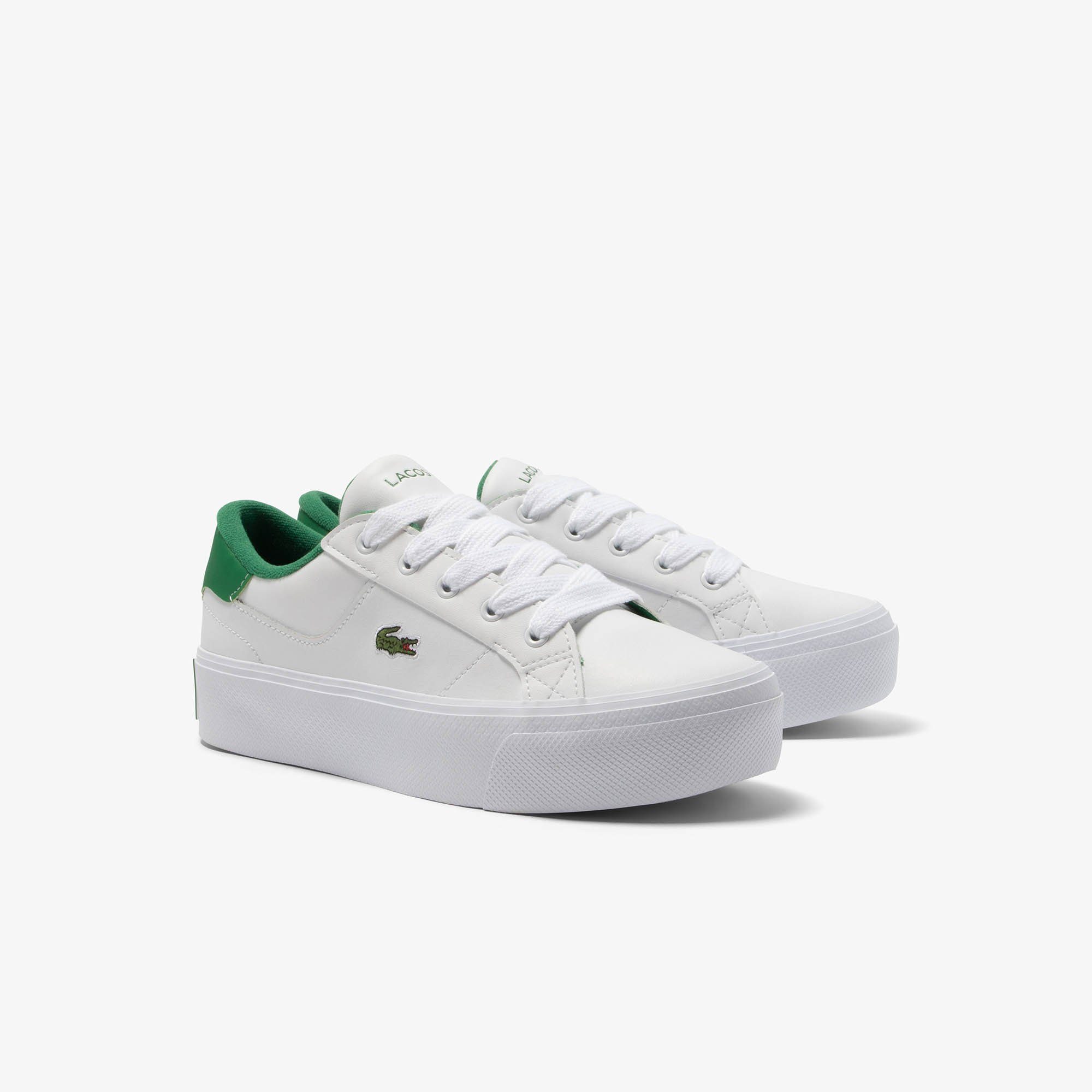 Lacoste ZIANE PLATFORM 223 2 CFA Sneaker weiß-grün