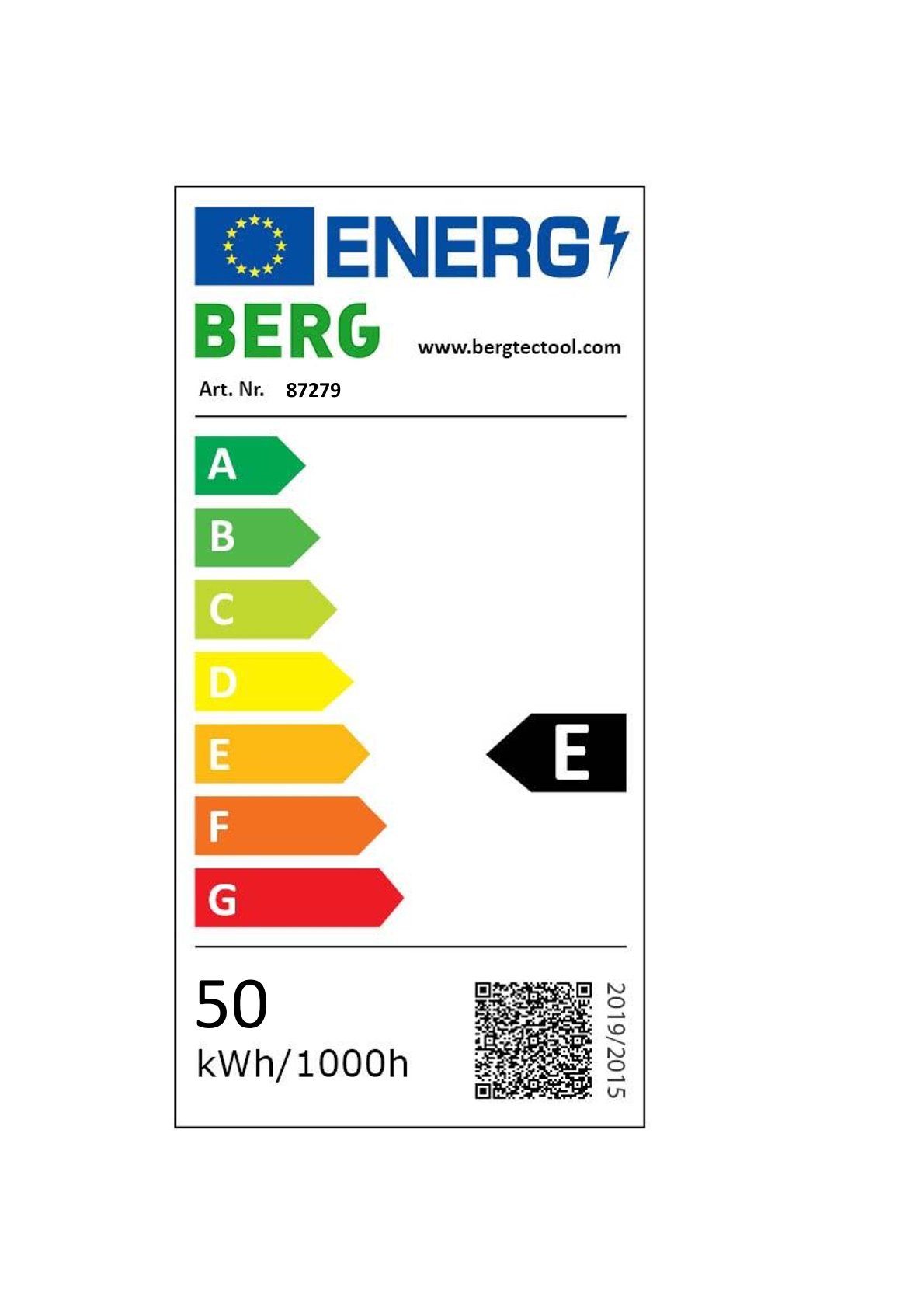 Energieeffizienzklasse: 
