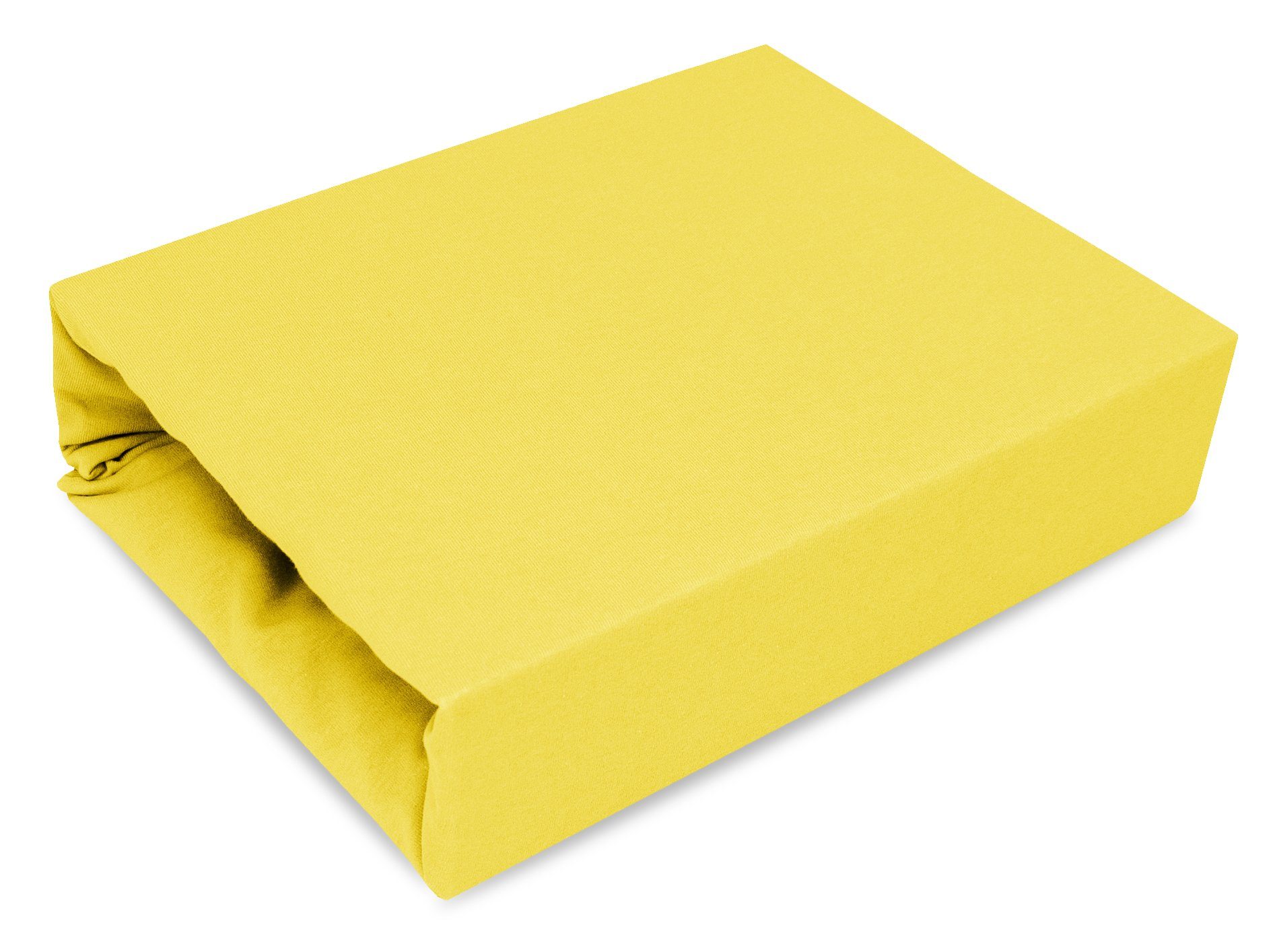 Best for You Spannbettlaken Jersey-Spannbettlaken – kuscheliger Schlafkomfort & perfekte Passform, Jersey, Gummizug: Rundum, (1 Stück), 100 % Baumwolle, Jersey-Stoff, mit Elasthan, atmungsaktiv